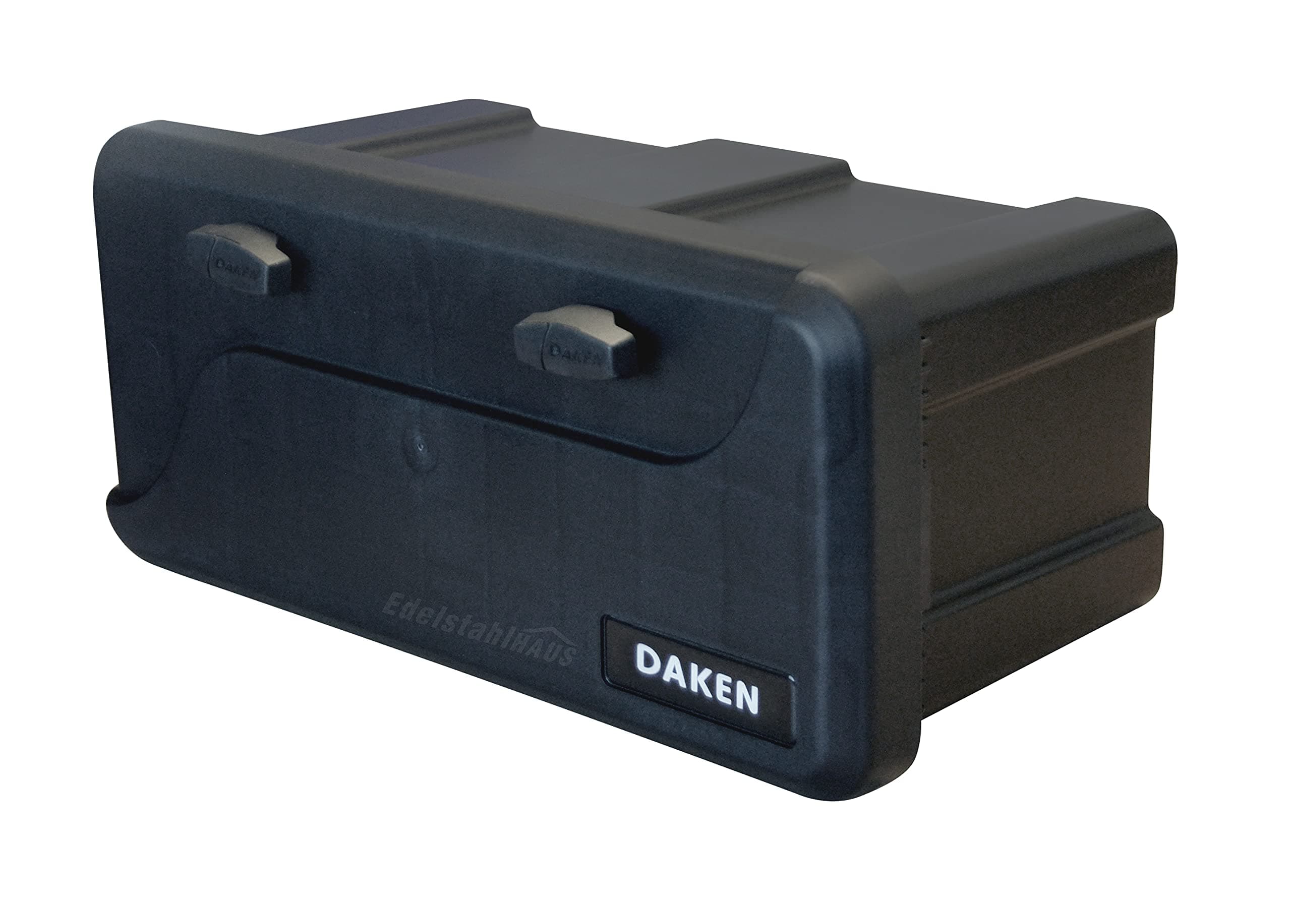 DAKEN TUGOKU Deichselbox Blackit 2-550x250x295mm Anhängerbox Werkzeugkasten Anhänger Staukiste Werkzeugkiste Box 23L