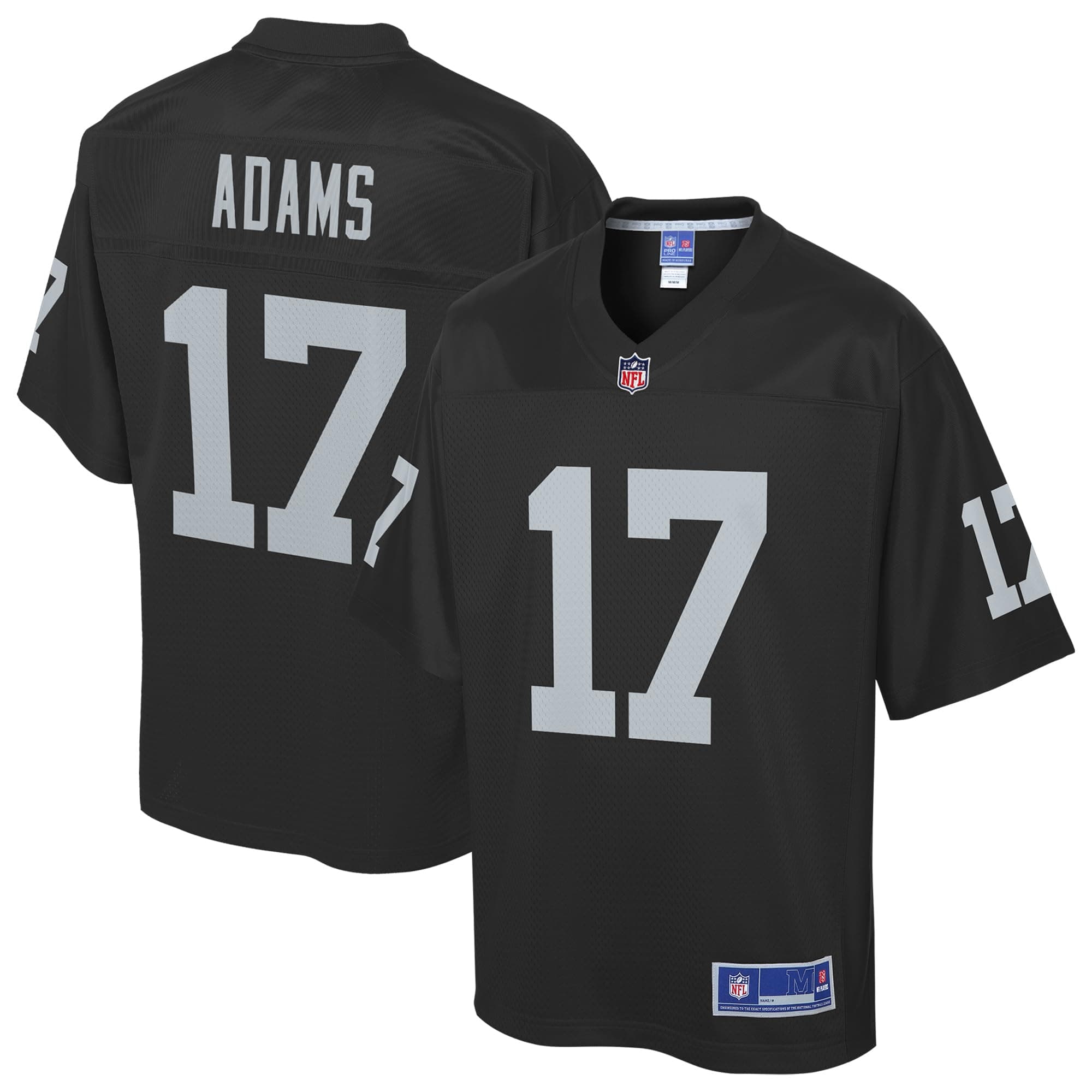 NFL PRO LINEMen's Davante Adams Black Las Vegas Raiders Pro Line Jersey