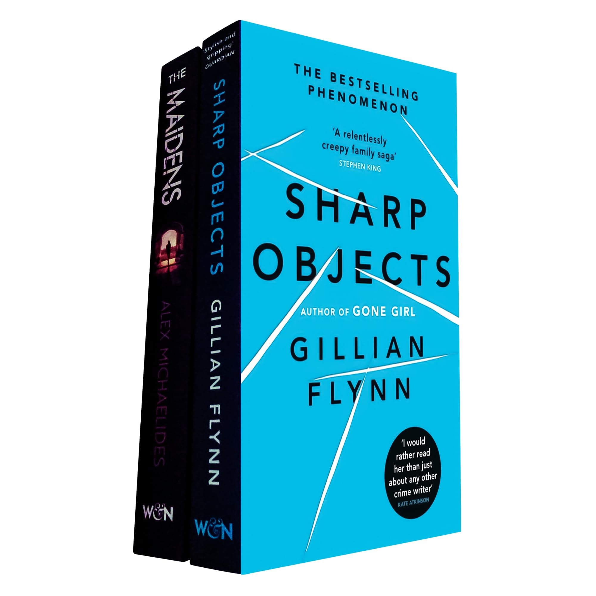 Dark Psychological Thrillers Set: Includes Sharp Objects by Gillian Flynn & The Maidens by Alex Michaelides – Gripping Tales of Suspense, Secrets, and the Human Psyche