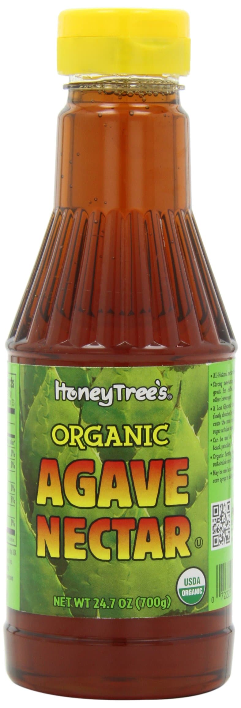 HoneyTree's Organic Agave Nectar, 24.7-Ounce Bottles (Pack of 3)