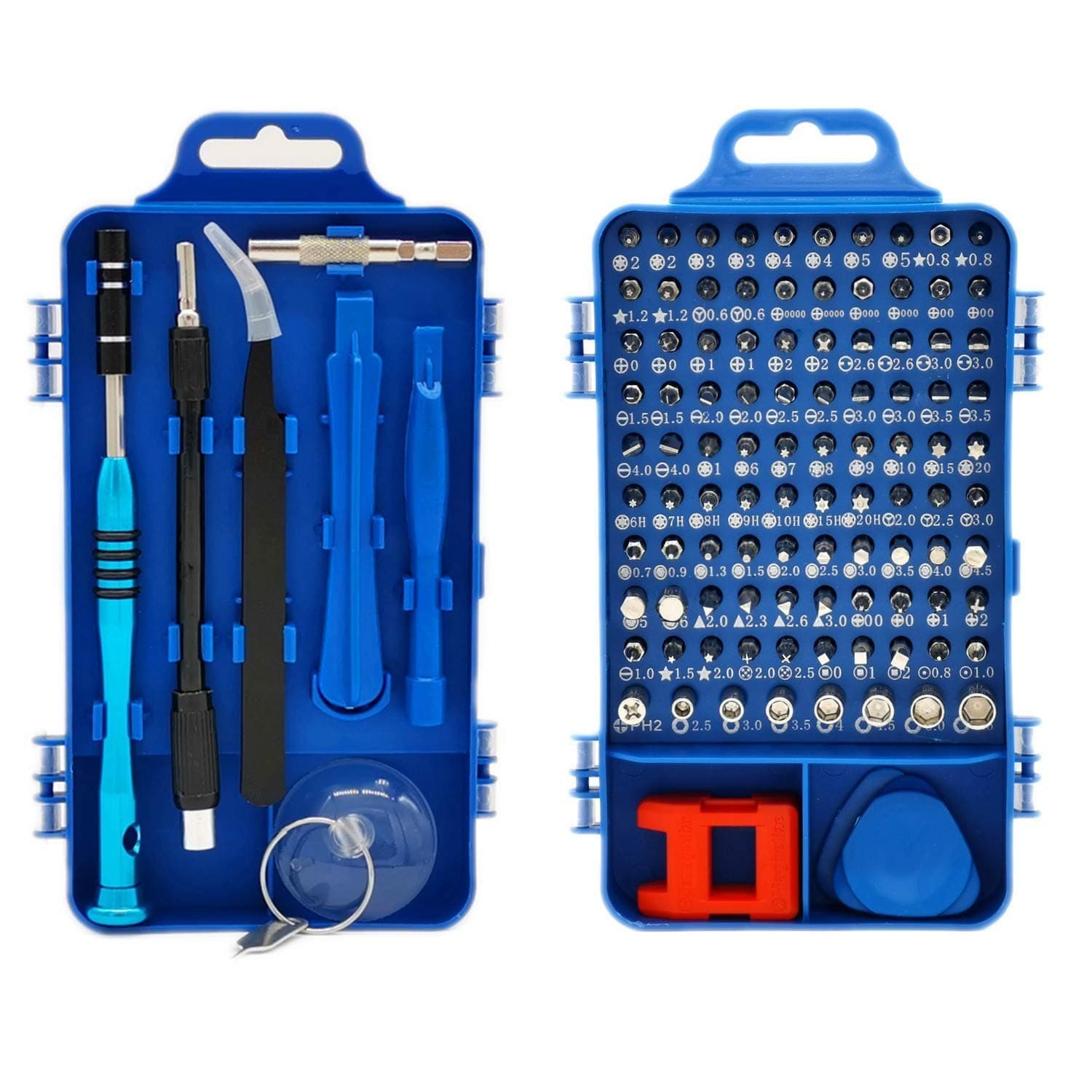 Precision Screwdriver Set, Faireach 110 in 1 Professional Repair Tool Kit, Magnetic Screwdriver Kit with Portable Case for Repairing Computer, Cellphone, Eyeglasses, Watch, iPhone, iPad, Mac (Blue)