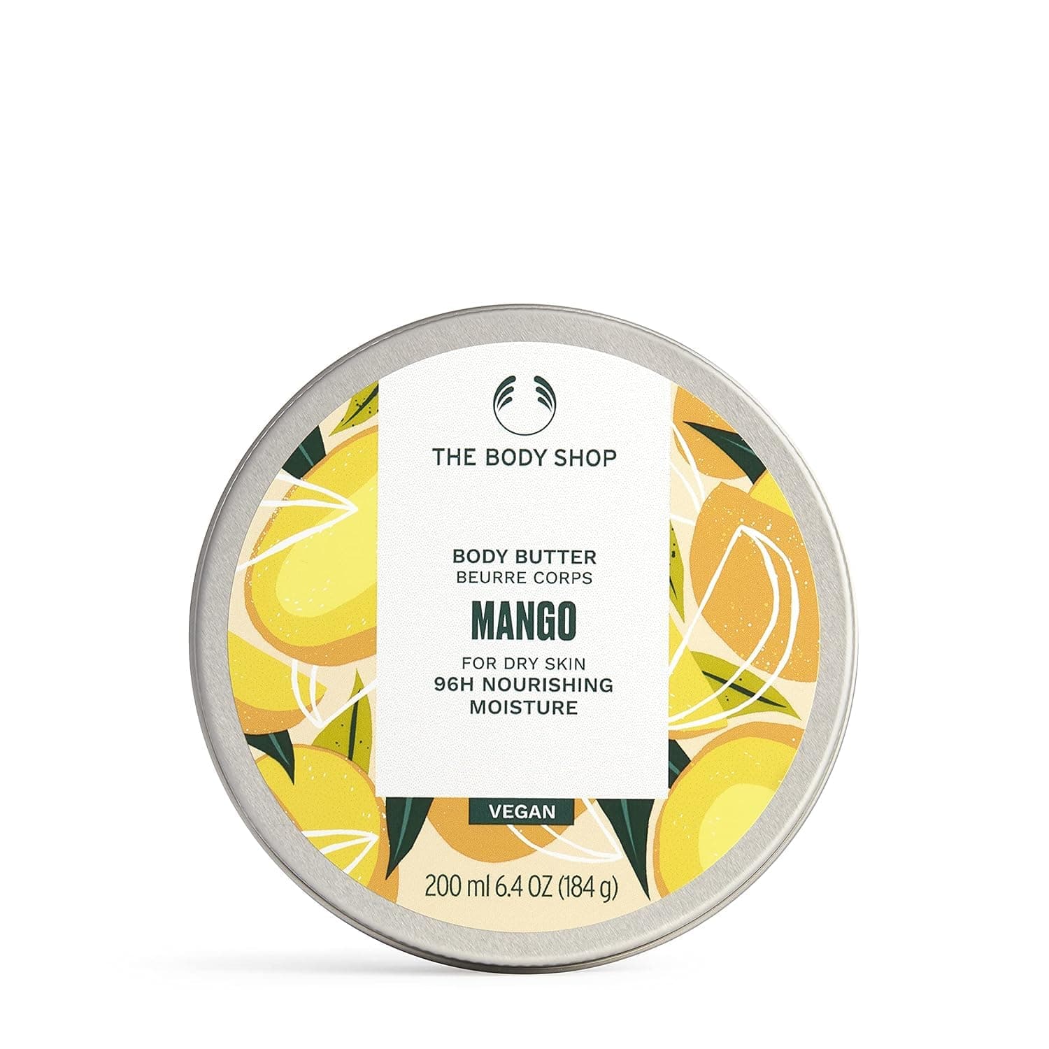 Mango Body Butter – Nourishing & Moisturizing Skincare for Normal Skin – Vegan – 6.4 oz