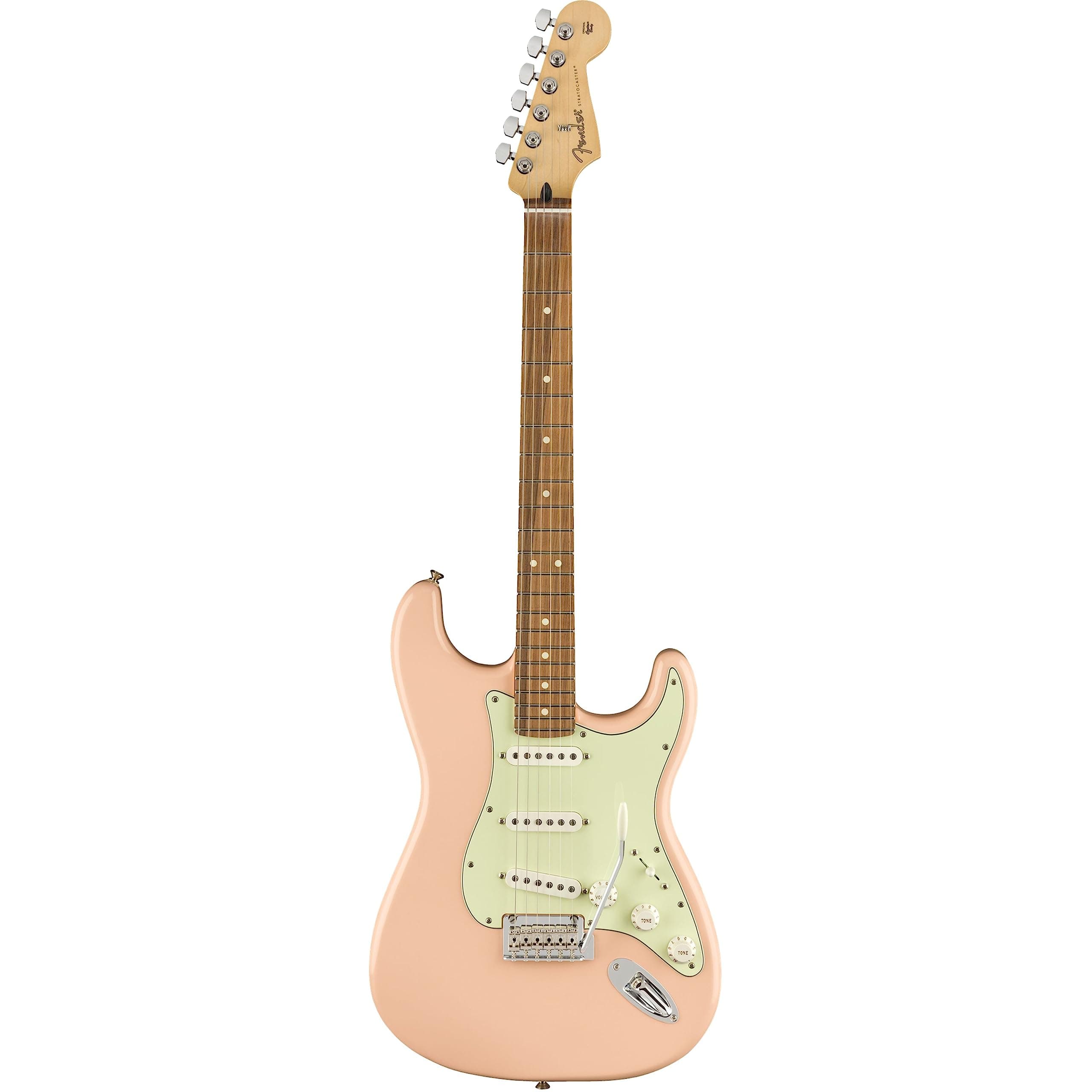Fender Player Limited Edition Stratocaster Electric Guitar, Shell Pink, Pau Ferro Fingerboard