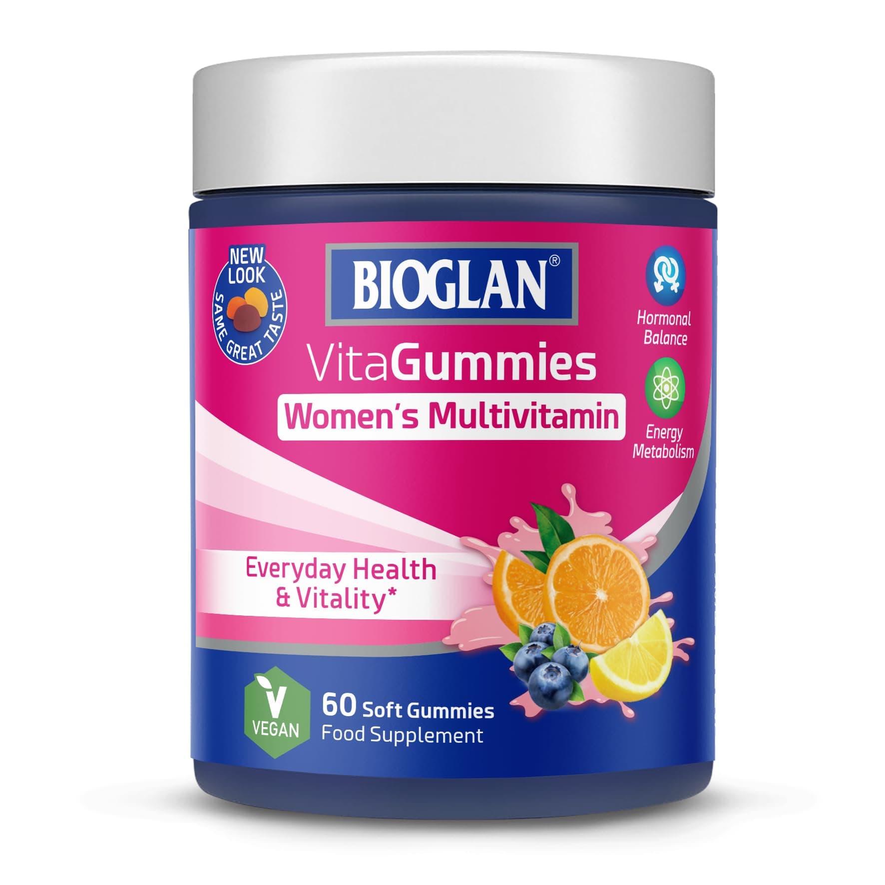 Bioglan Women's VitaGummies Multivitamin | Vegetarian-Friendly | 60 Chewy Supplements | 3 Delicious Flavors | Essential Vitamins and Minerals | Support Immune System, Energy and Overall Health