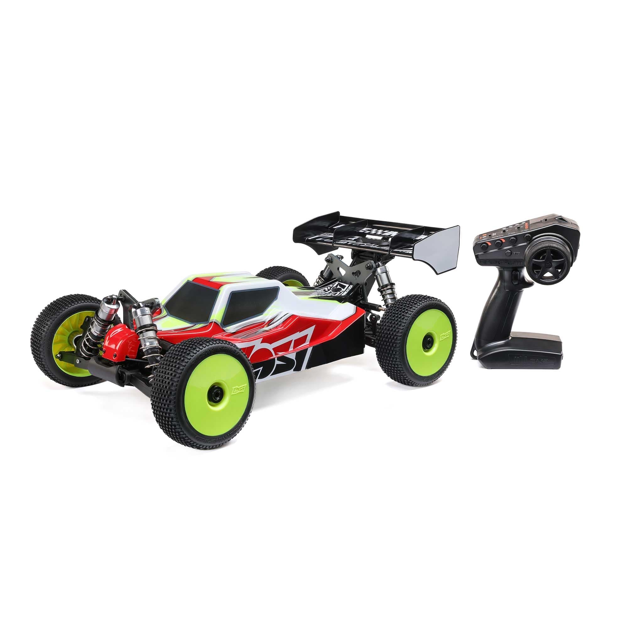 RC Car 8IGHT-XE Electric RTR Battery and Charger Not Included 1/8 4 Wheel Drive Buggy LOS04018
