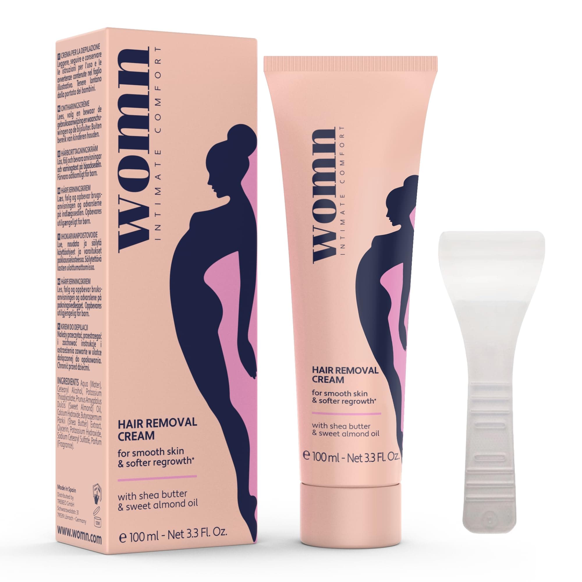 Intimate Comfort HAIR REMOVAL CREAM - depilatory cream for bikini zone & armpits, 100ml