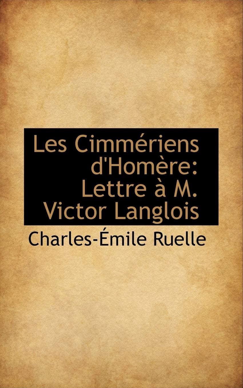 Les CIMM Riens D'Hom Re: Lettre M. Victor Langlois