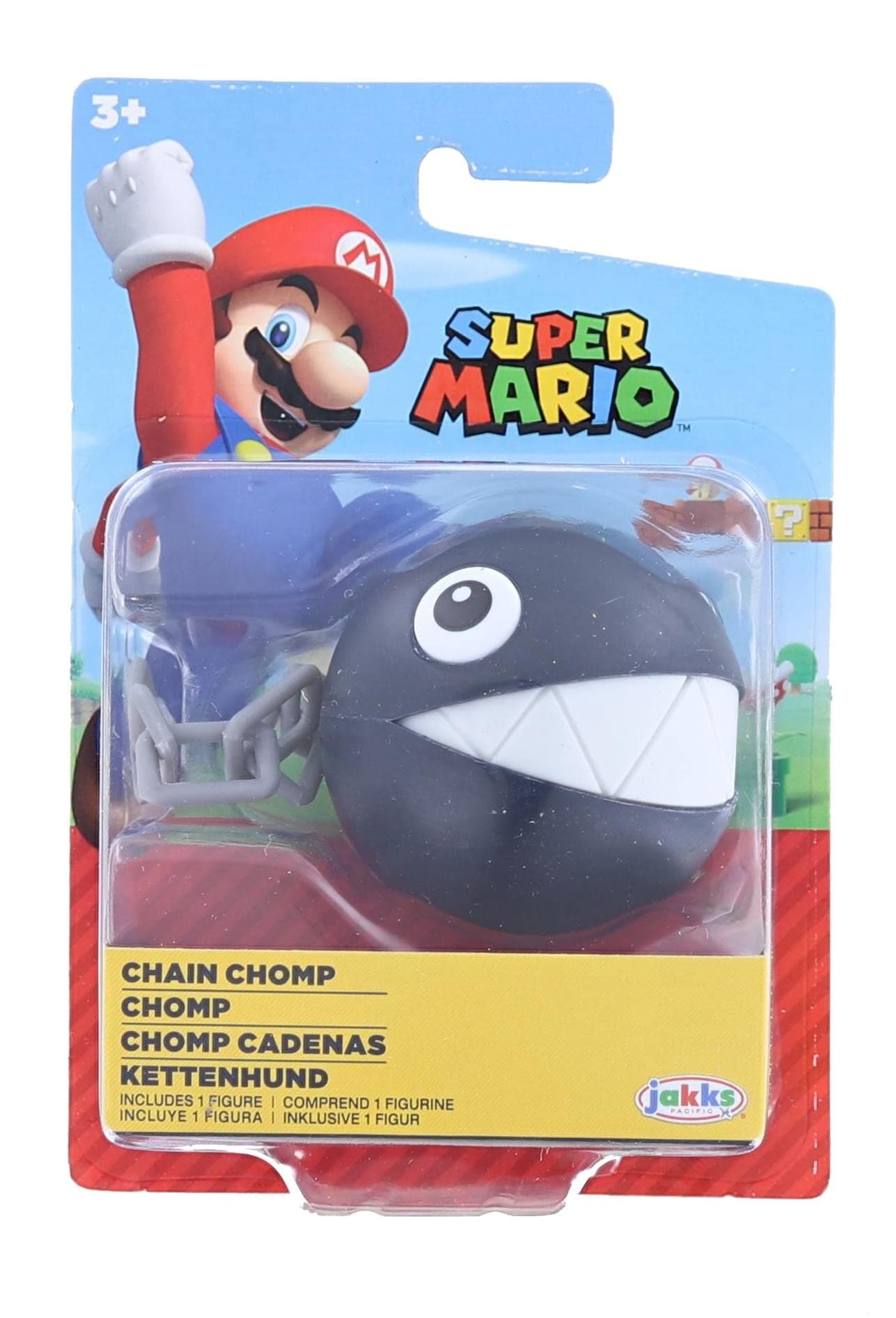 Super Mario -405524 Mario Action Figures, Color Chomp Chain, L (Jakks Pacific Inc. 405524)
