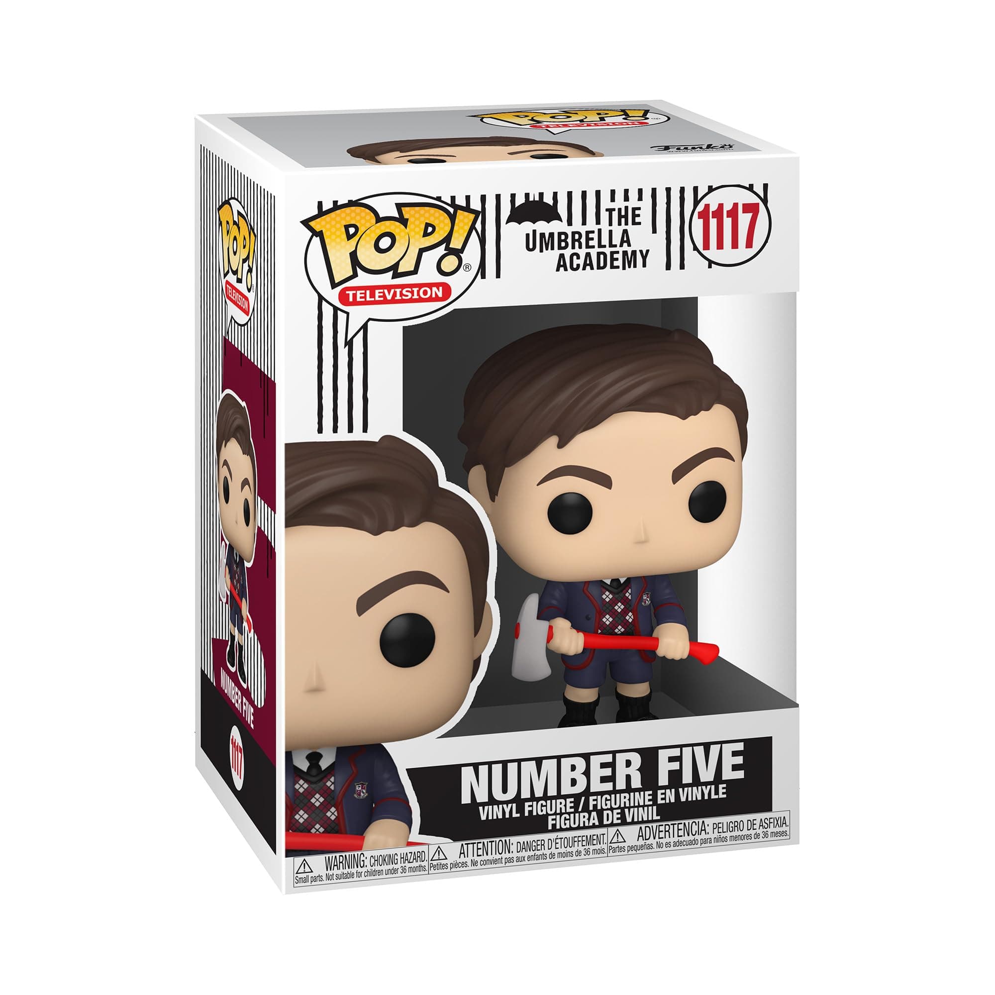 55071 POP TV: Umbrella Academy- Number 5 Vinyl