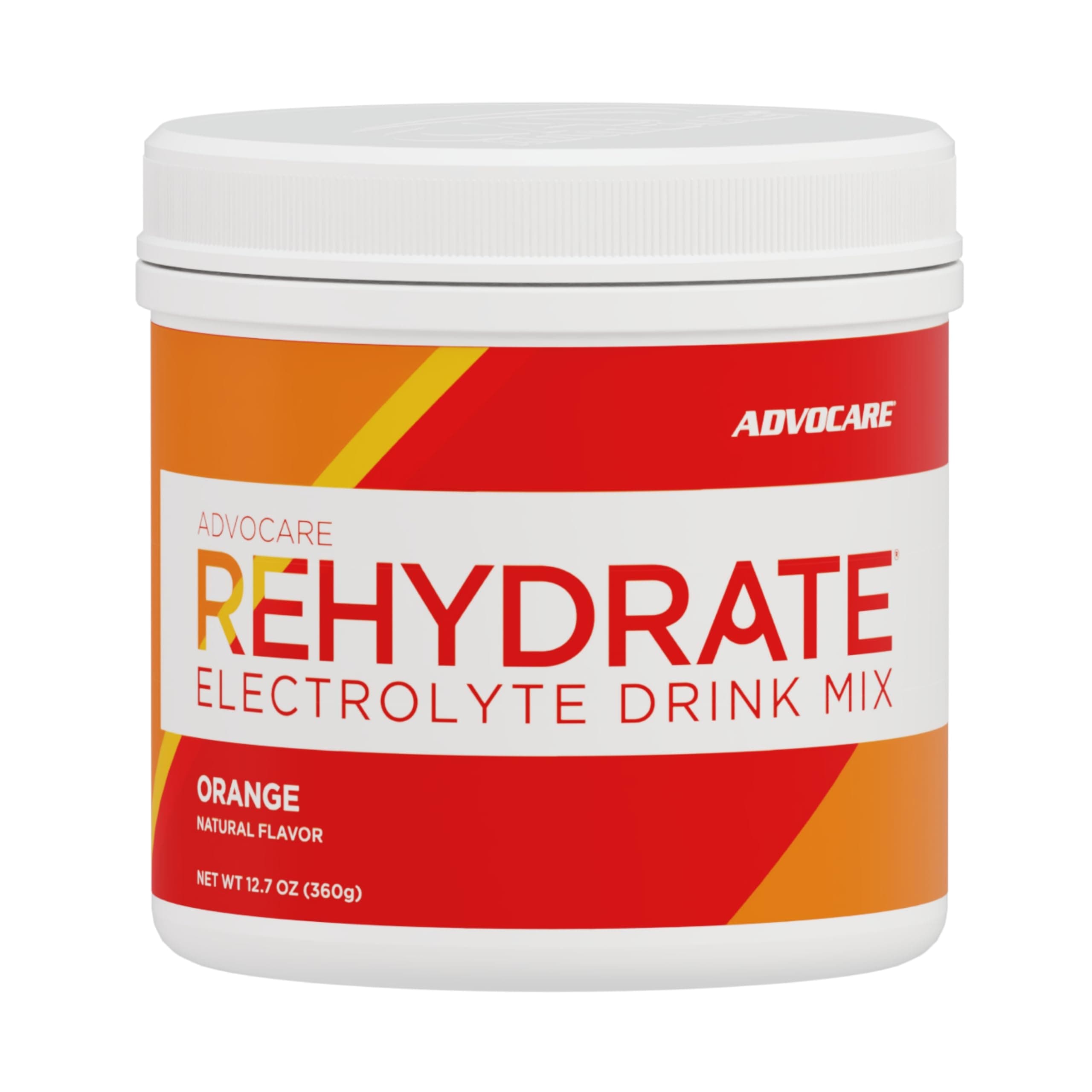 - Rehydrate - Electrolyte Drink Mix - Includes Magnesium, Sodium, Potassium & Calcium - Antioxidant & Amino Acid Fortified - Supports Hydration & Recovery - Orange, 12.7 oz