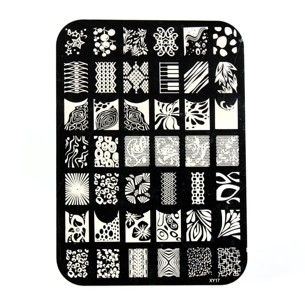 New Nail art Tips Image Stamp Plates Polish Stamping Manicure Image DIY XY17