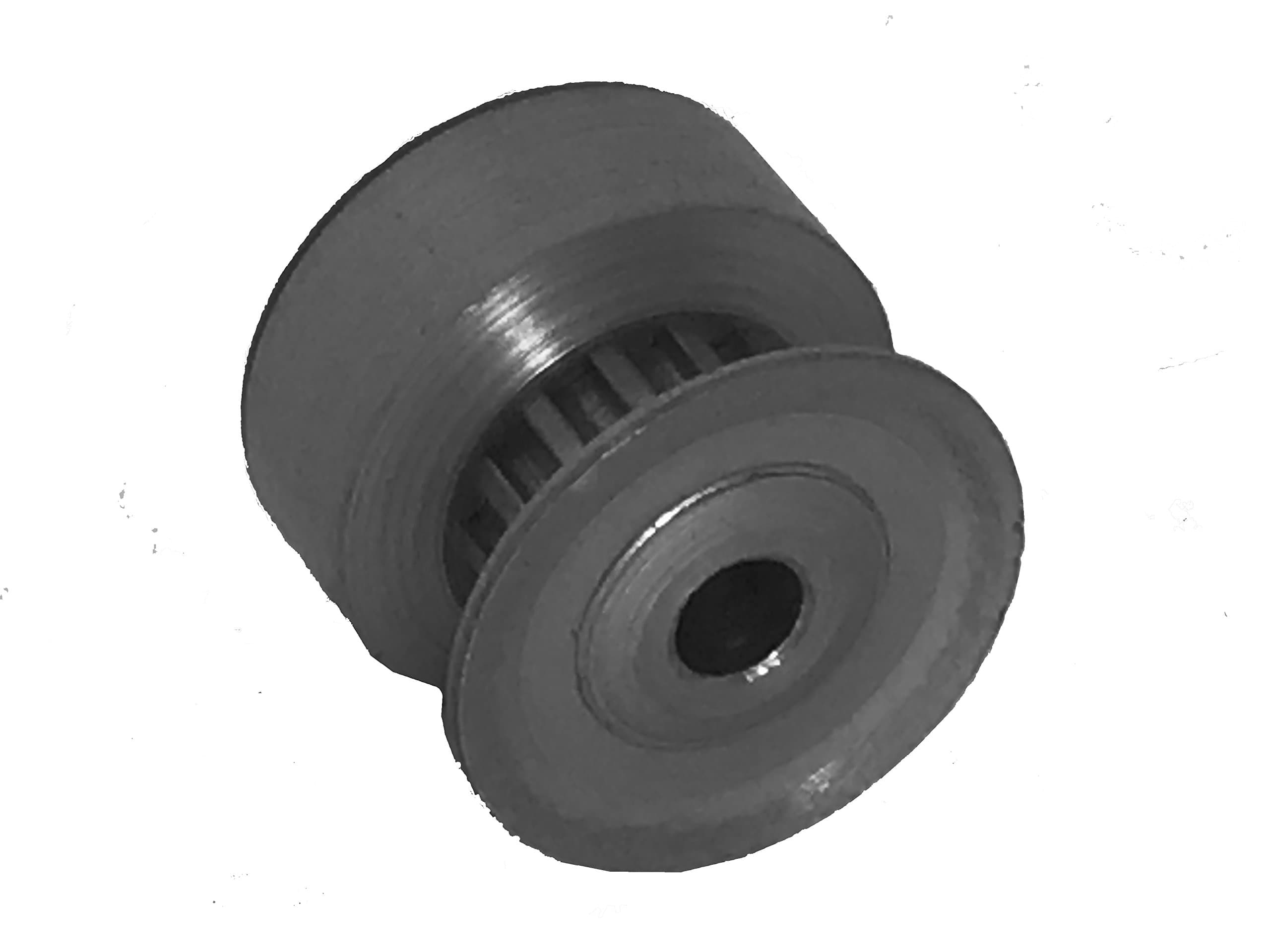 BandB Manufacturing 14MP012M6CA3 Timing Pulley, 14 Teeth, MXL Pitch for 0.125" Wide Belts, 1 Flange and Hub Serves as Second Flange