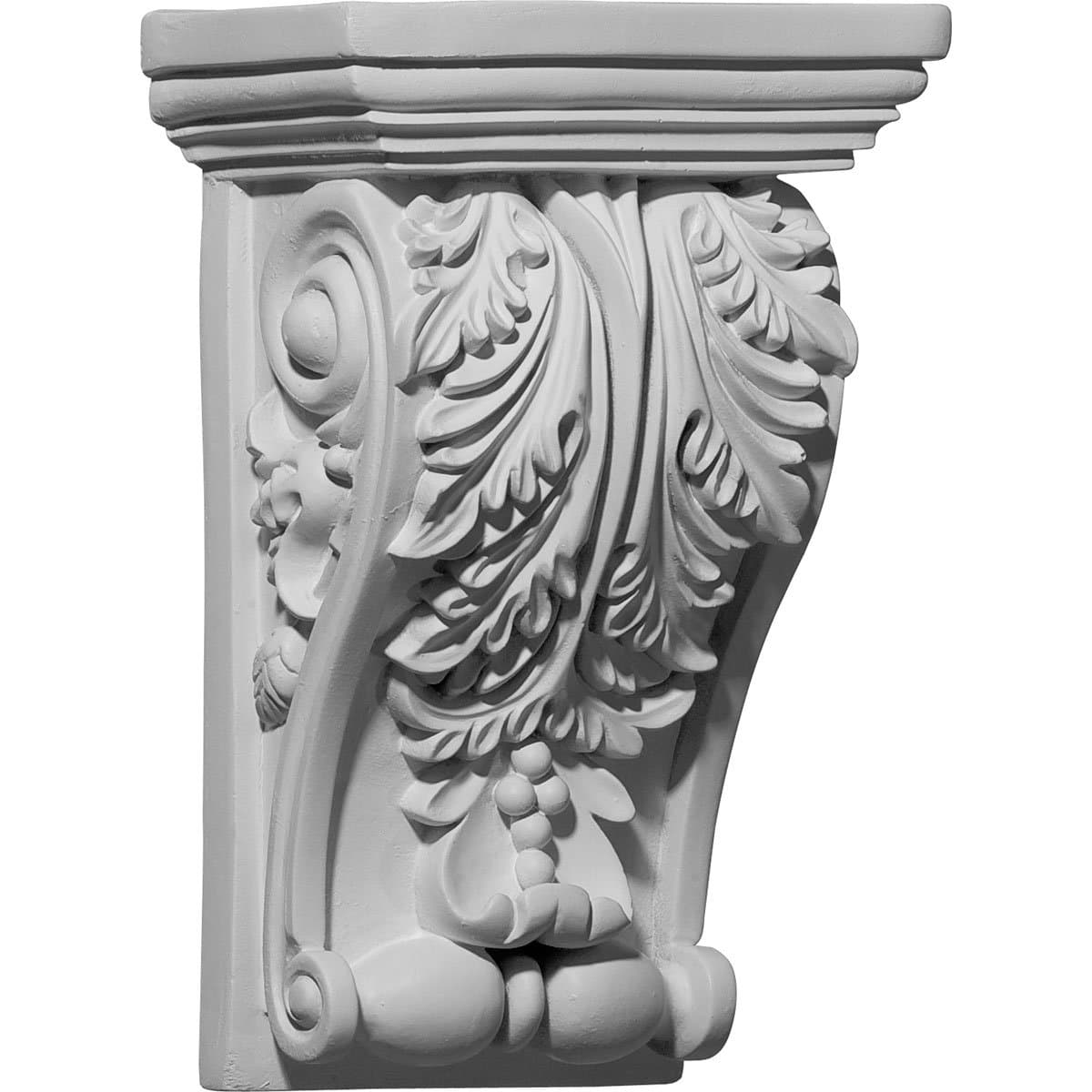 COR05X03X08ED 5 1/4-Inch W x 3 1/4-Inch D x 8 3/8-Inch H Edinburgh Corbel, White