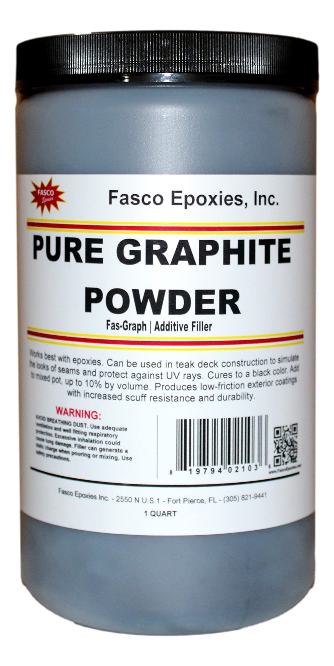 Fasco Epoxies Quart Pure Graphite Powder