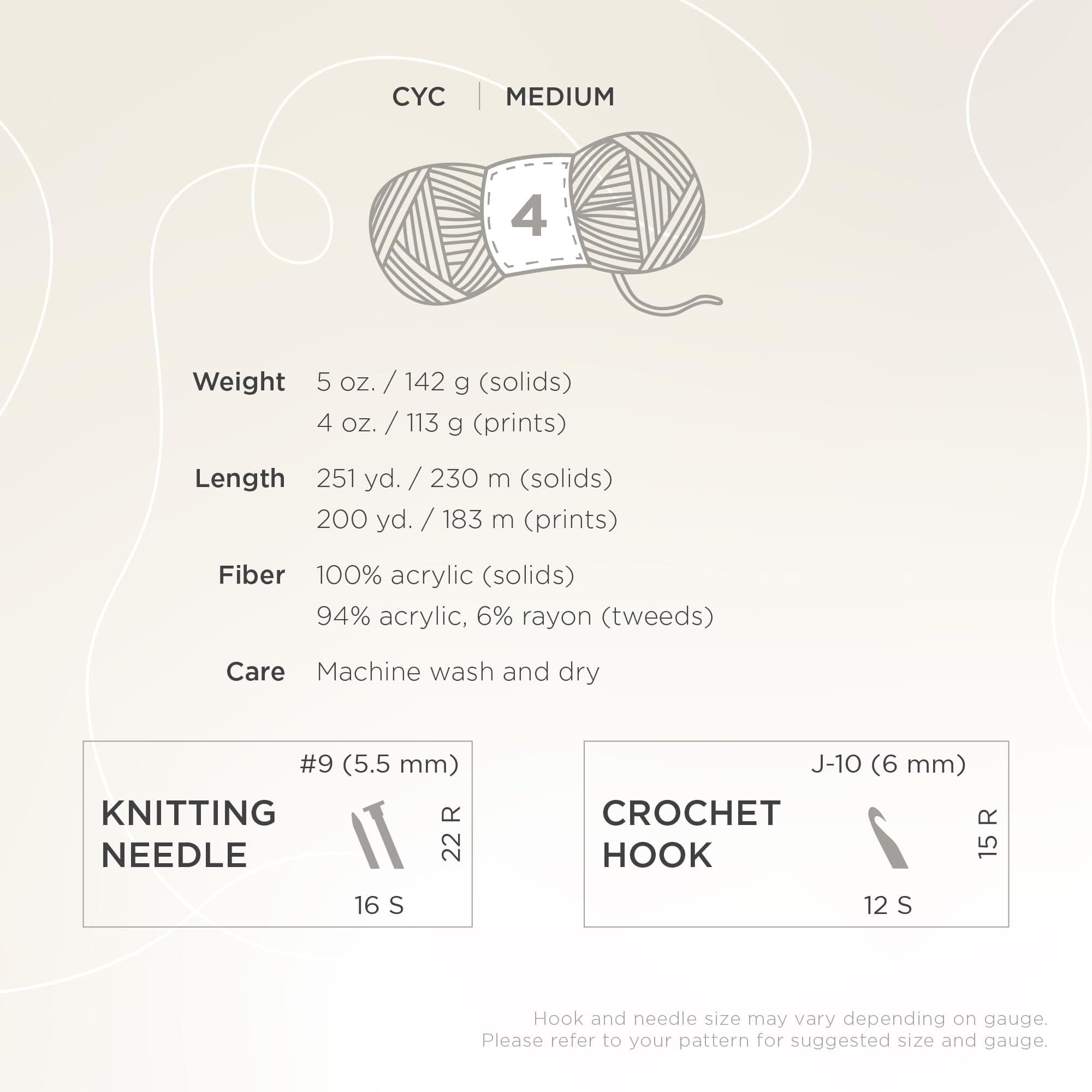 Lion Brand Yarn Heartland Yarn for Crocheting, Knitting, and Weaving, Multicolor Yarn, Glacier Bay, 600 Foot (Pack of 1)