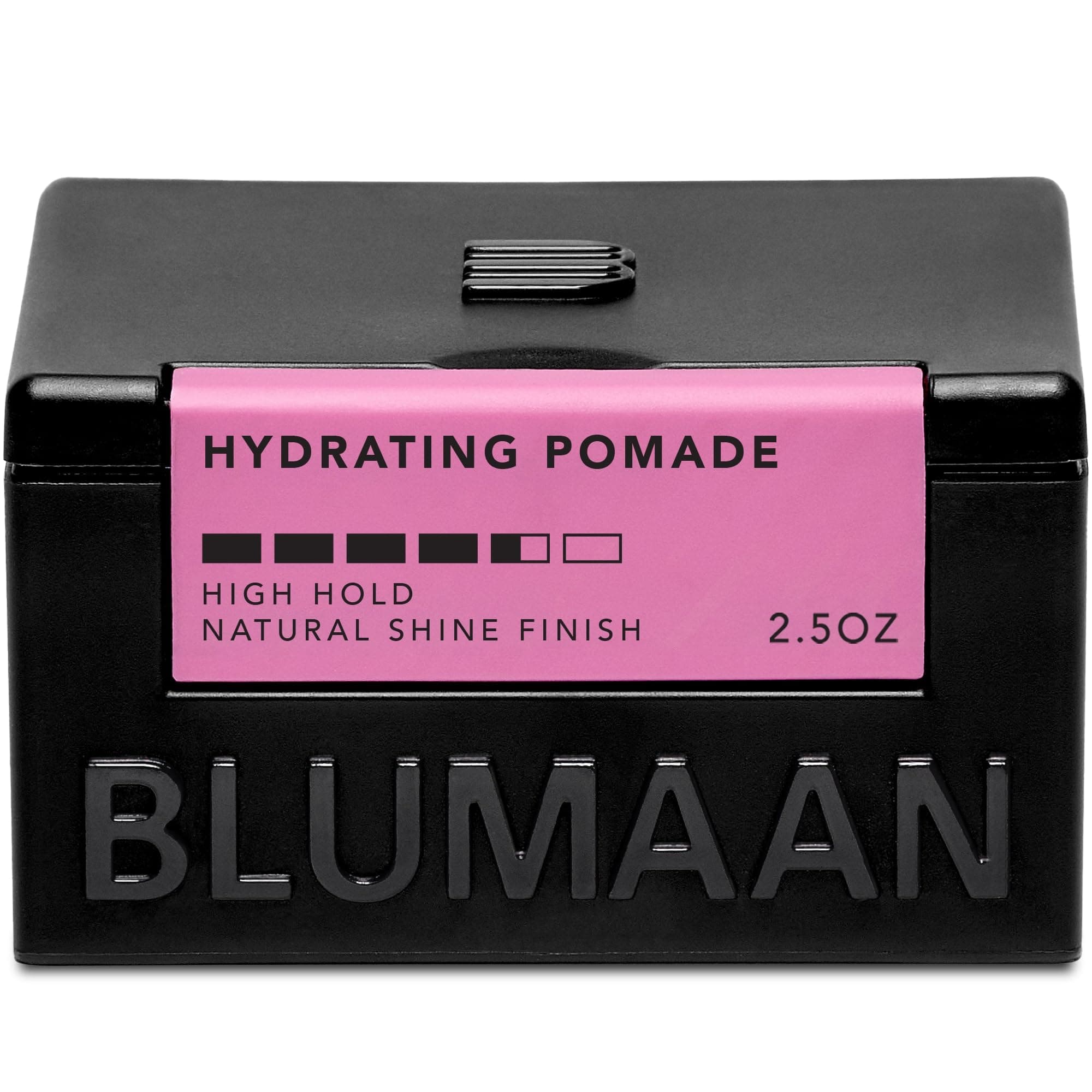 BluMaan Fifth Sample Men's Hair Pomade - High Hold, Low Shine - For All Hair Types Including Thick, Curly Hair - Water Based And Easy To Wash Out - 2.5 oz