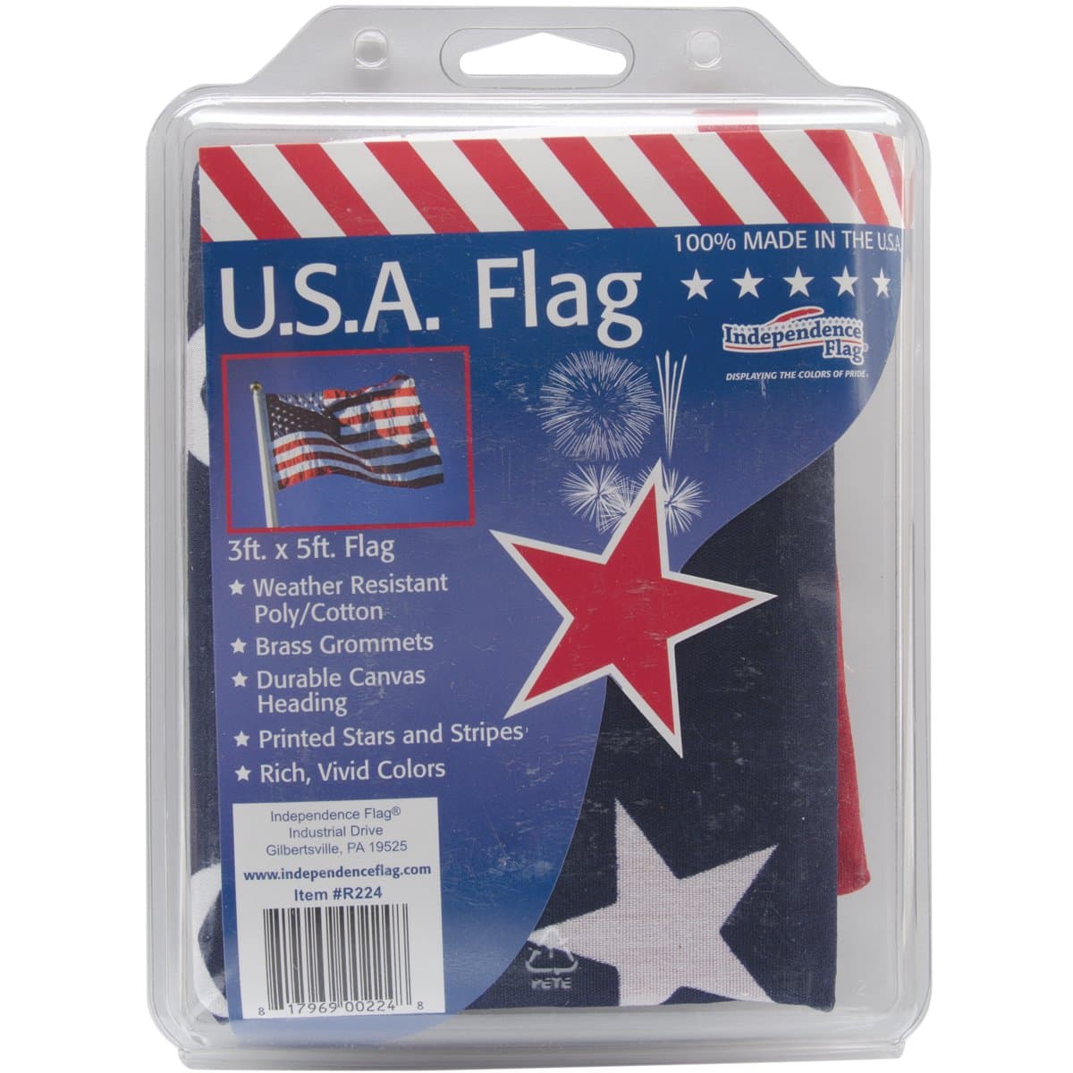 Flag Zone R224 Independence Flag, Natural