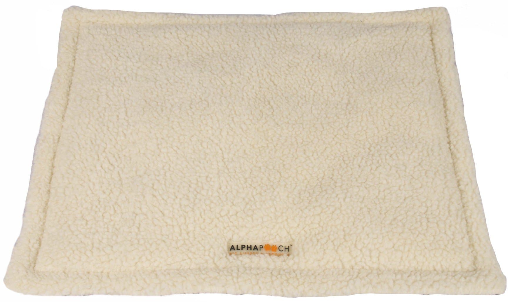 AlphaPooch Slumber Fleece Pet Mat, Natural, Small