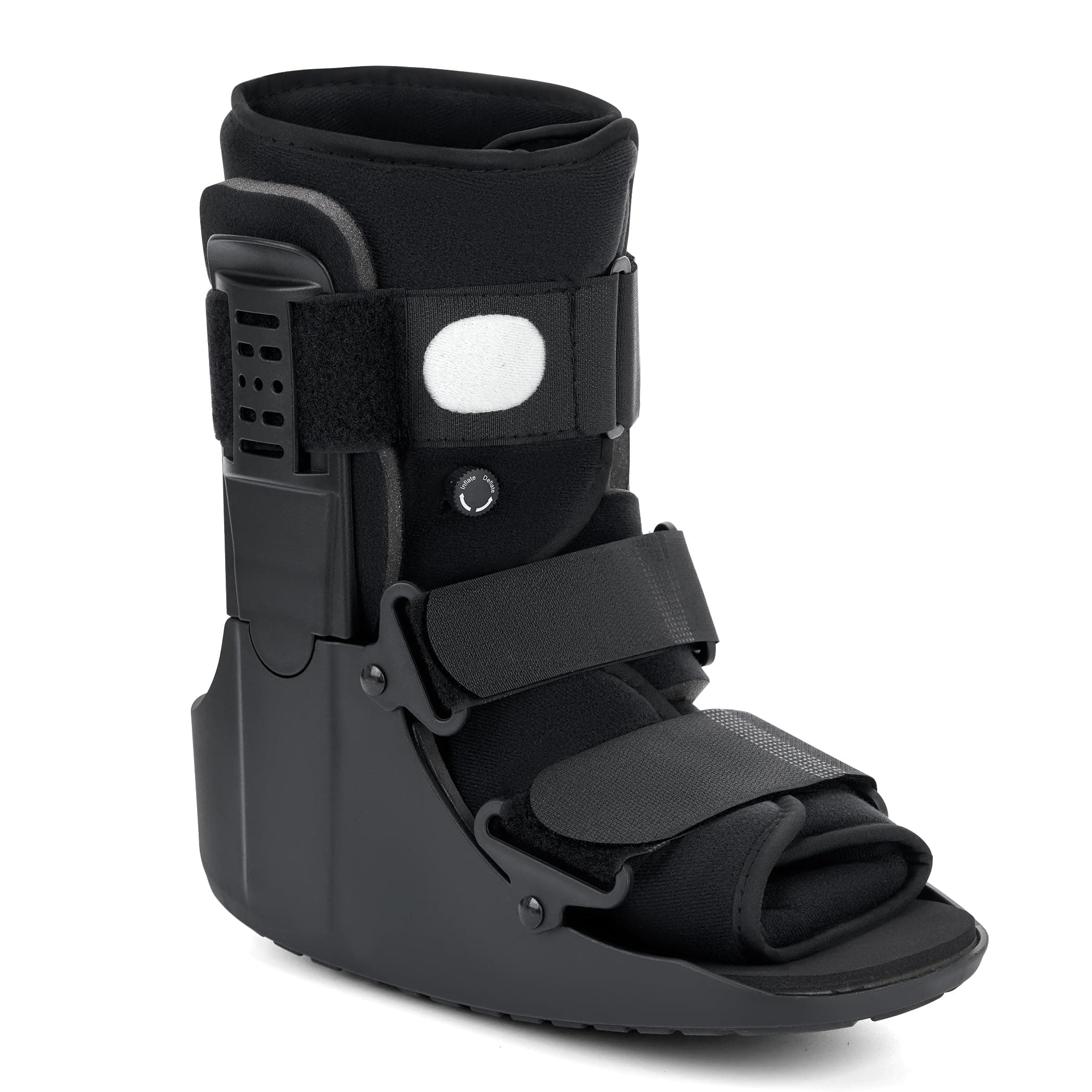 Walking Boot for Broken Foot & Injuries - Lightweight Medical Boot with Anti-Slip Sole, Adjustable Straps & Rigid Support for Ankle/Foot Recovery M