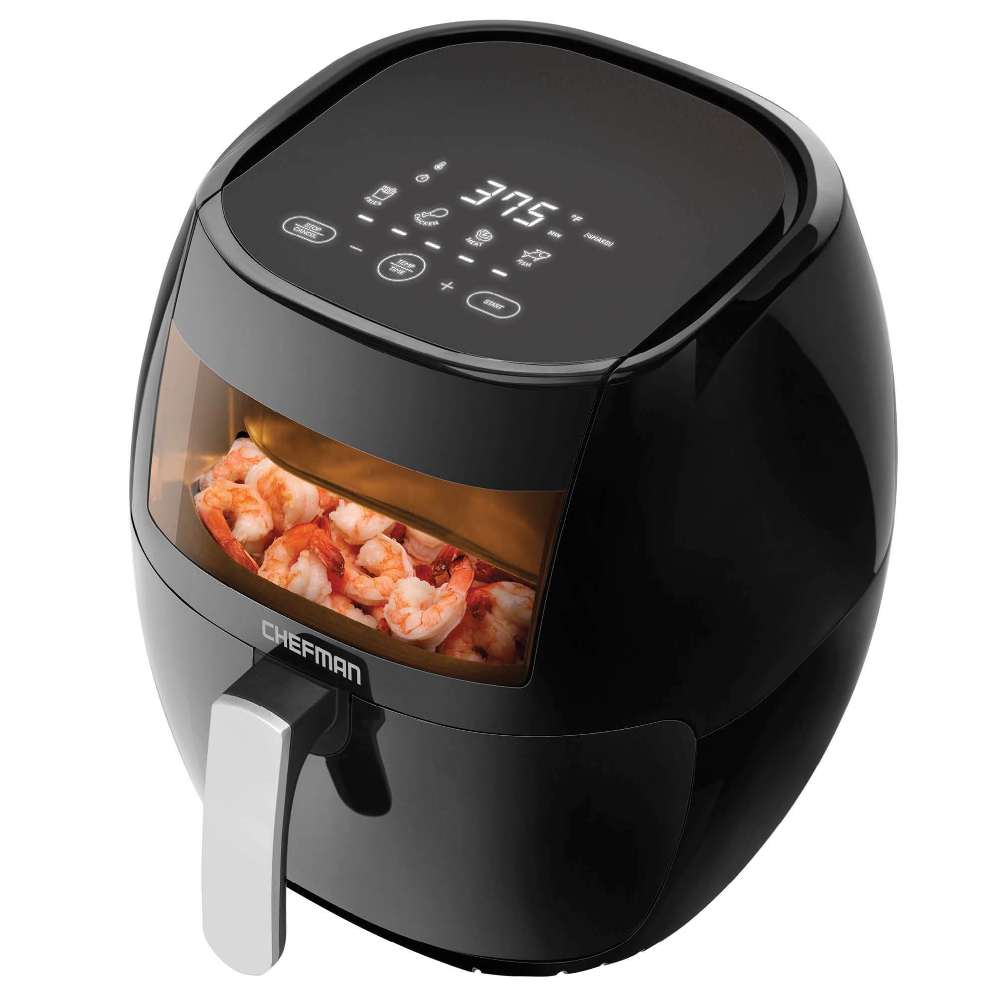 TurboFry Touch XL 7.7-litre Air Fryer with Viewing Window & Advanced Digital Display, Fry with Less Oil for Healthy Food,Adjustable Temperature Control,Cooking Presets & Dishwasher-safe Basket