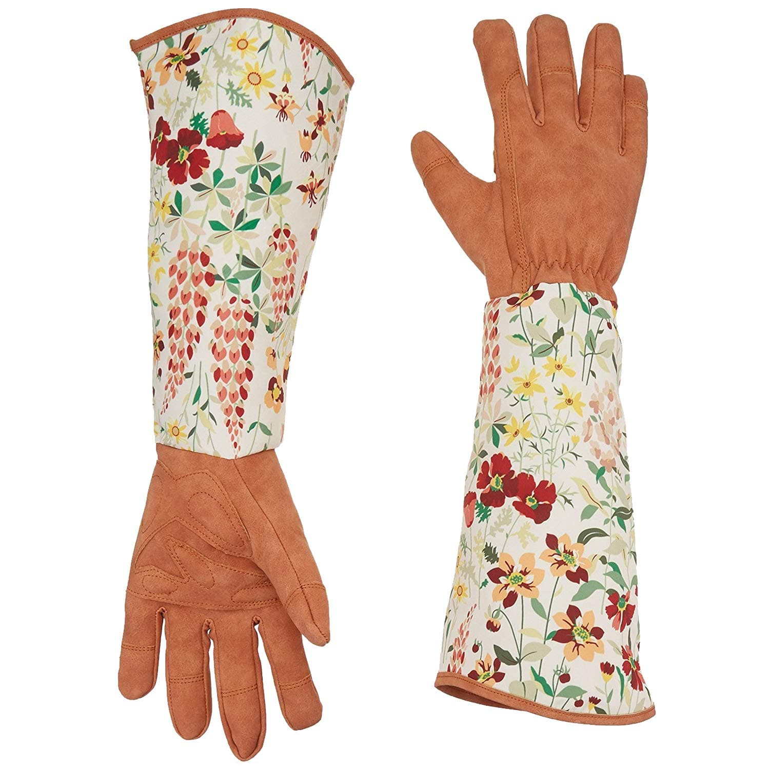 Ruibo Rose Pruning Gardening Gloves Thorn Proof/Puncture Resistant Long Garden Gloves Protect Hands and Arms for Women