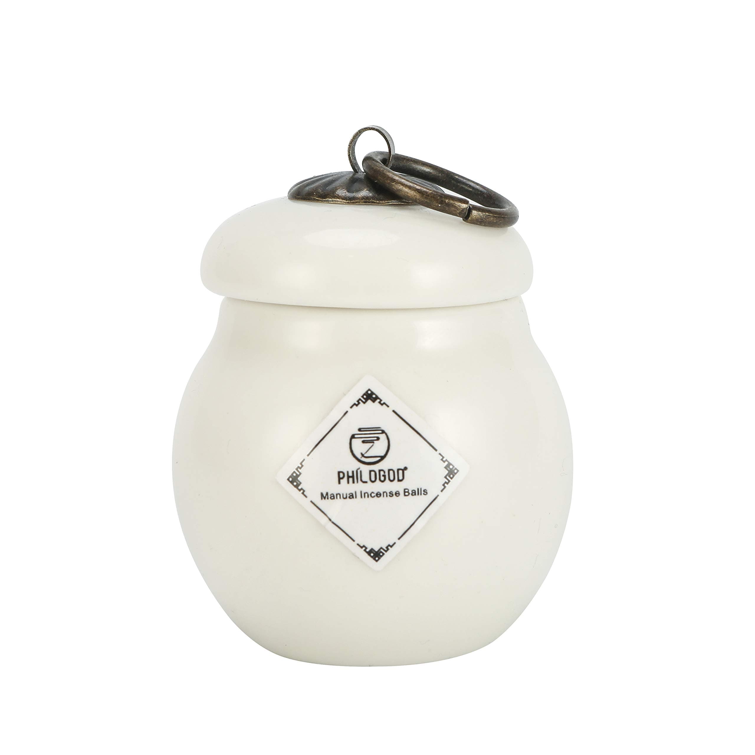 PHILOGOD Incense Tablet Organic Frankincense Resin and Myrrh, Pure Manual Incense Ball, Sandalwood, Honey, Aromatherapy