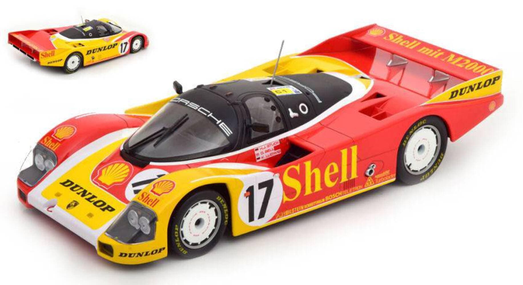 NOREV 1/18 - P-ORSCHE 962 C Shell - Le Mans 1988