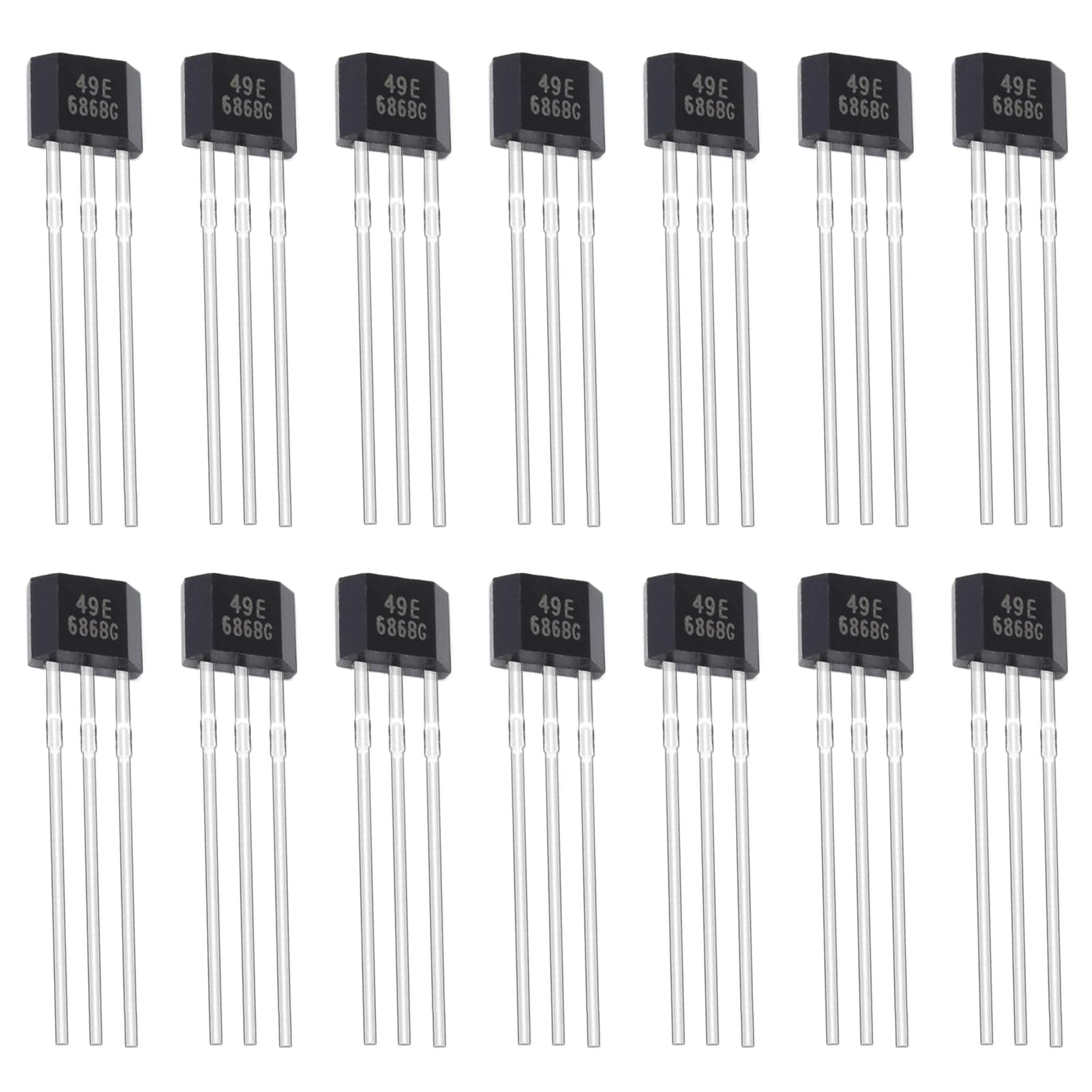20Pcs 49E OH49E SS49E S49E TO-92S Hall Effect Sensor 3Pins Magnetic Detector