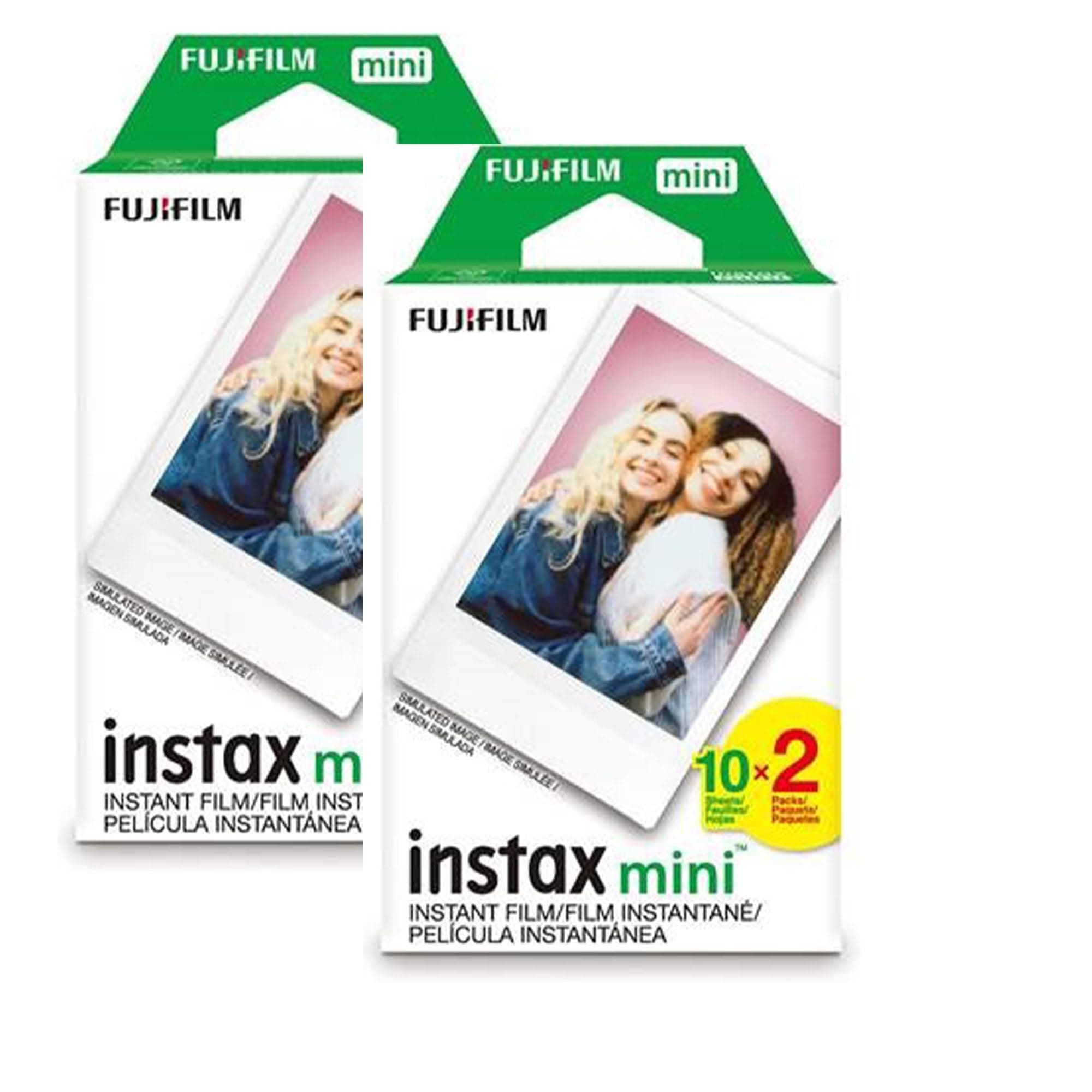 Instax Mini Instant Film, 2 x 10 Shoots x 2Pack (Total 40 Shoots) Value Set
