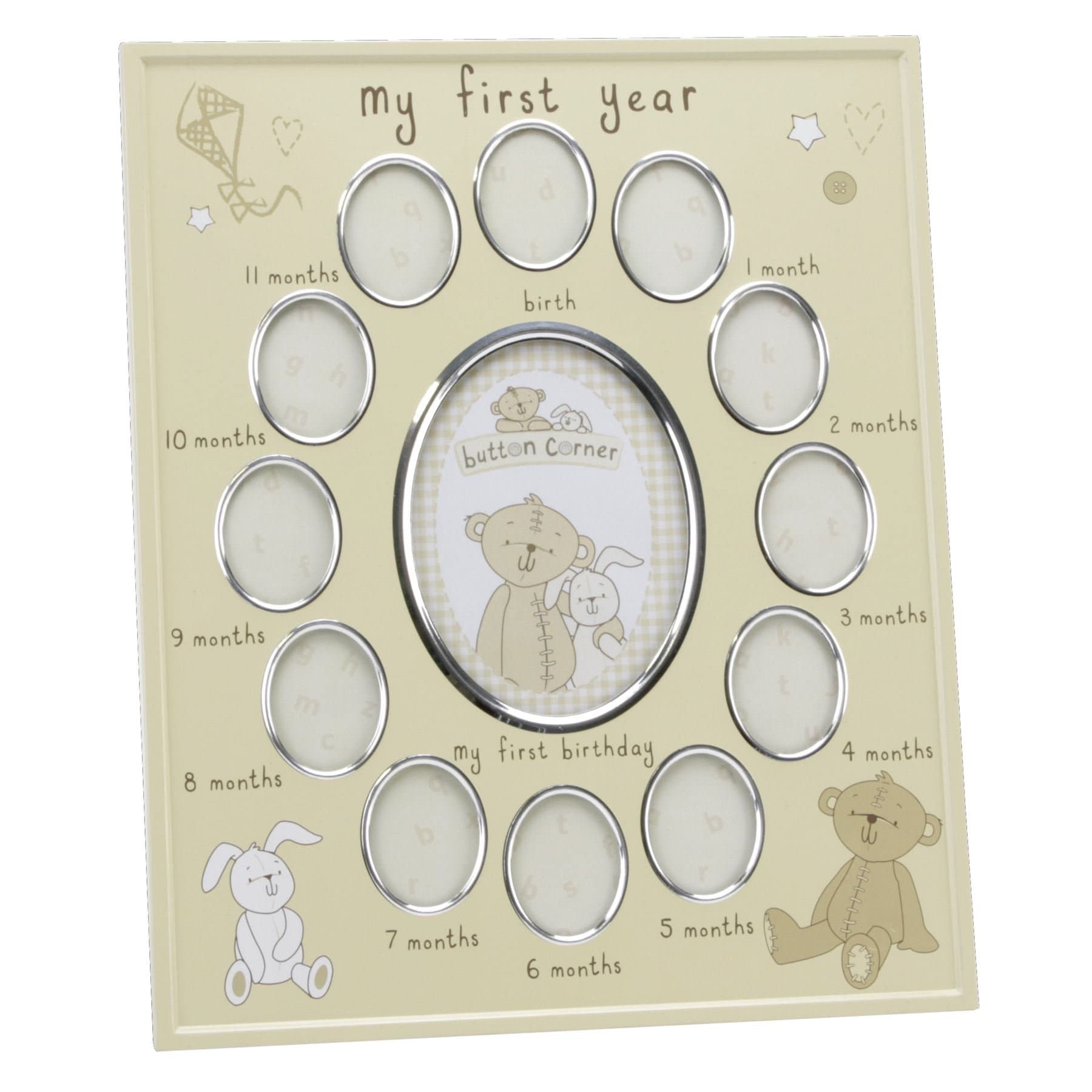 Aluminium Photo Frame "My First Year" New Born Baby CG784