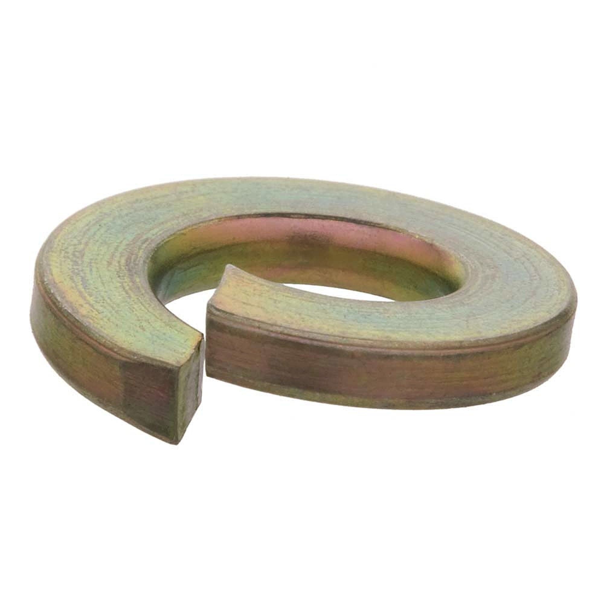 Crown Bolt 31482 5/8 Inch Yellow Zinc-Plated Grade 8 Lock Washers, 15-Count