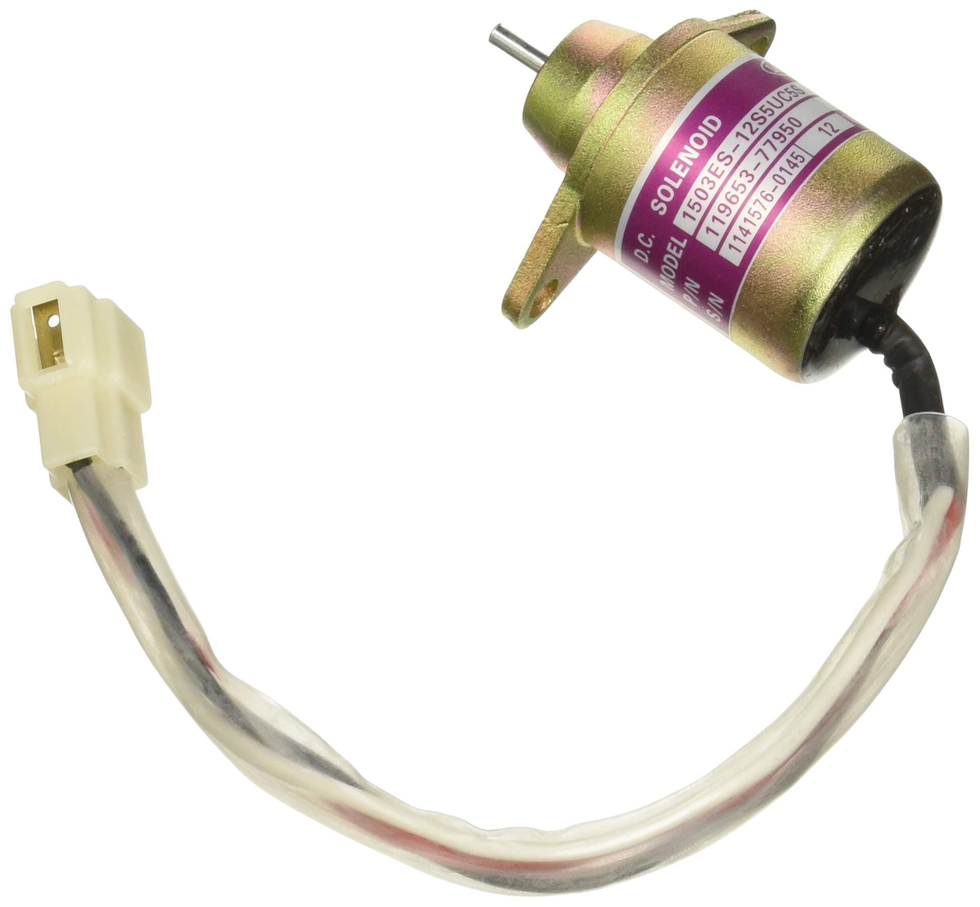 OP 12V shut off solenoid valve 1503ES-12S5SUC5S for Woodward Yanmar