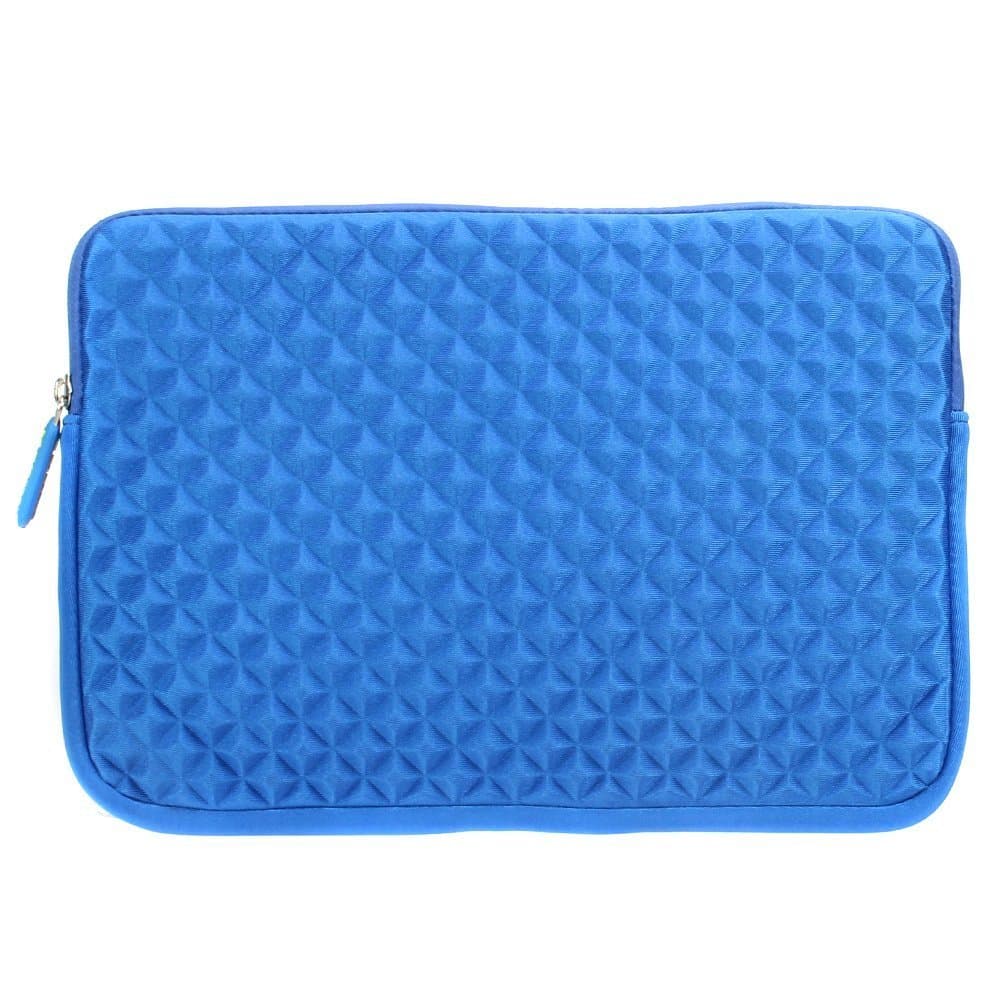 Evecase Diamond Foam Splash & Shock Resistant Neoprene Sleeve Notebook Case Bag for Dell Inspiron 15.6inch Laptop - Blue