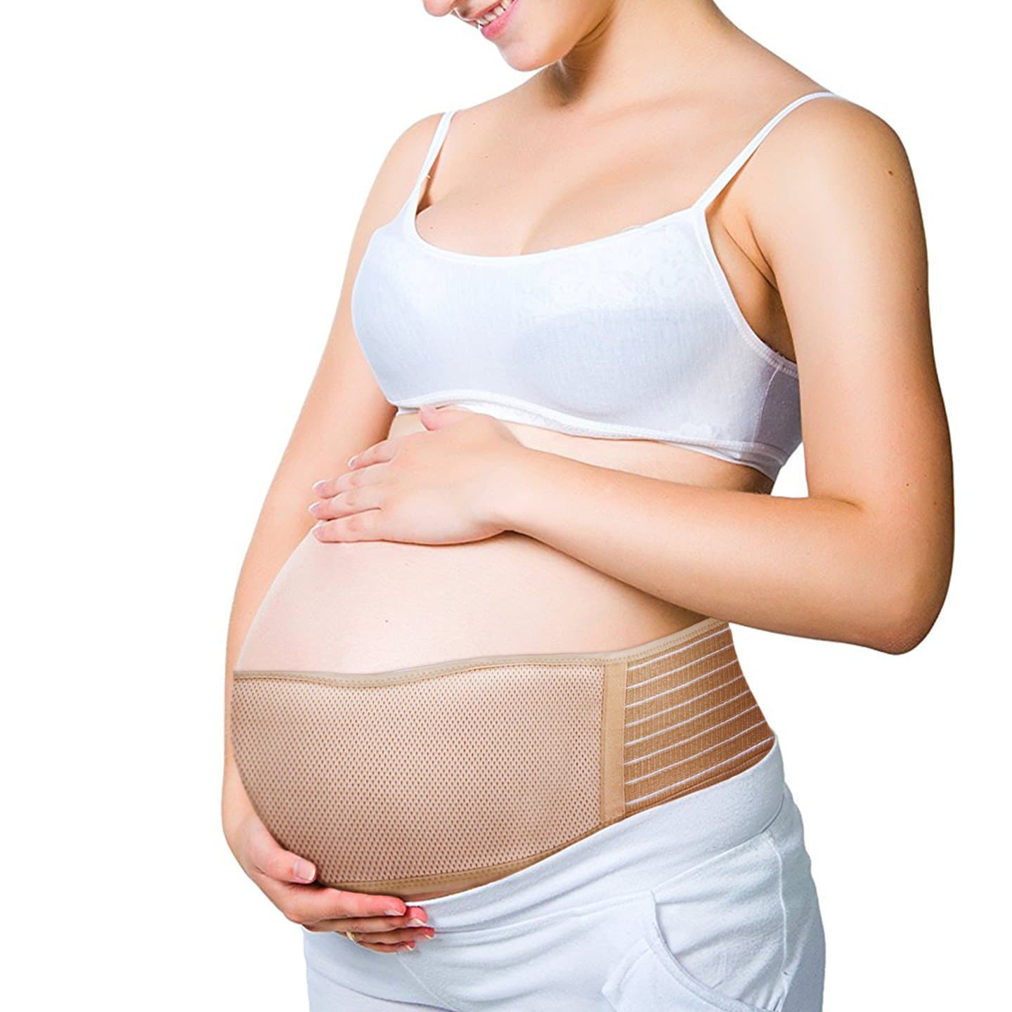 Maternity Belt, Maternity Support Belt Relieves Pain in Back and Pelvic, Slim Pregnancy Hip Belt Supports Healthcare for Pregnant Women, Comfortable Belly Band for Pregnancy, One Size