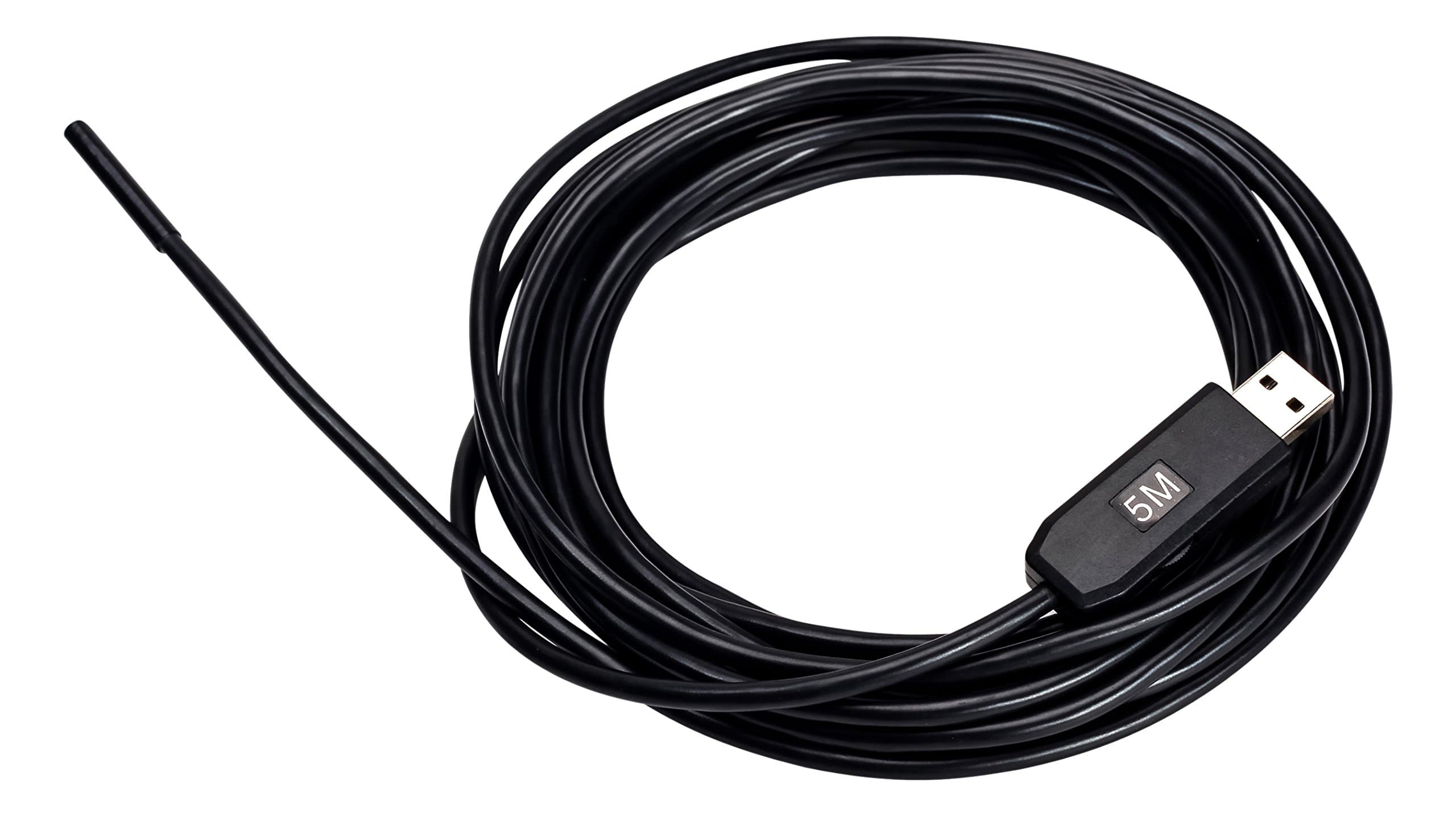 Bamker Chinscope Durable 5.5mm HD 0.3MP USB IP67 Waterproof Snake Inspection Camera Pipe Endoscope with a 5M flexible Waterproof Tube