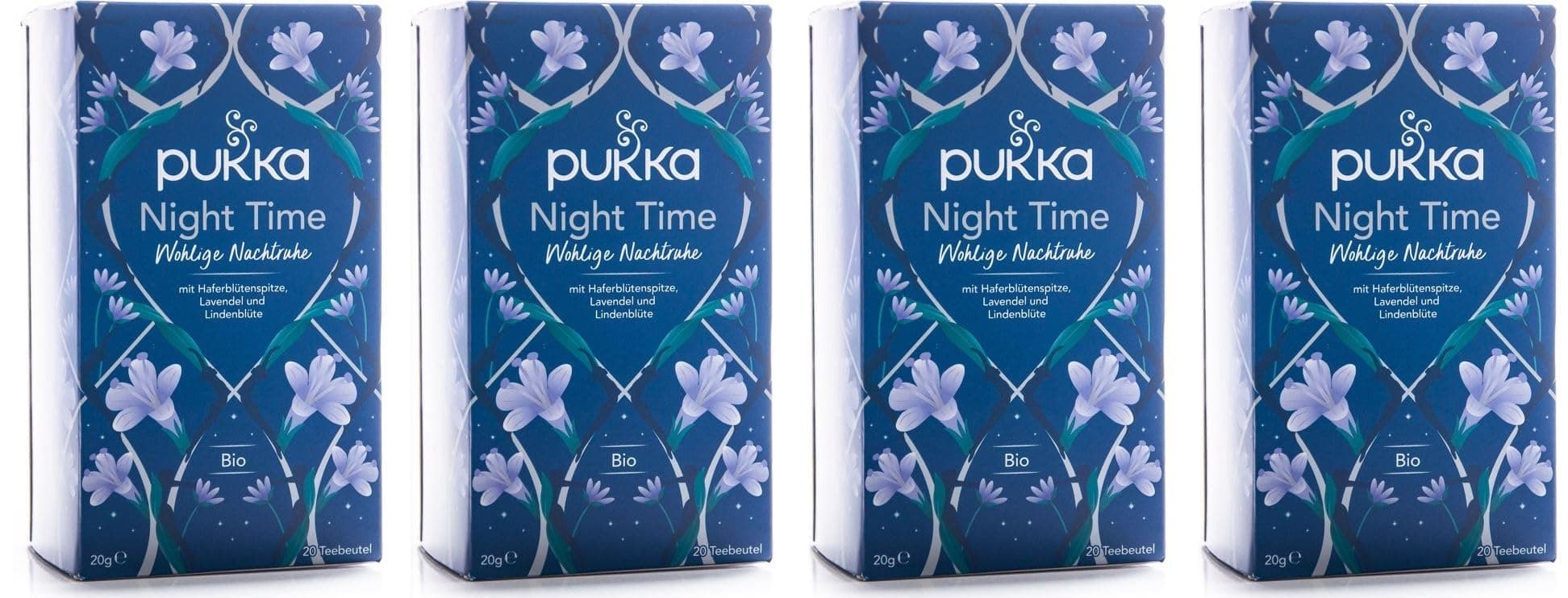 Night Time Pukka Tea Organic 4 Packs of 20 Tea Bags