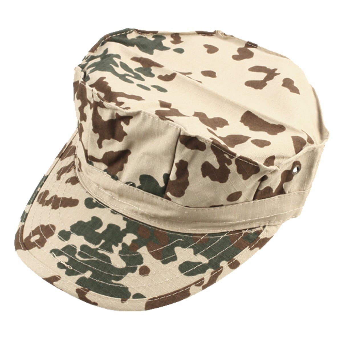 Aoneitem Men's Camo Military Army Patrol Visor Cadet Cap Hat (Flecktarn Camo)