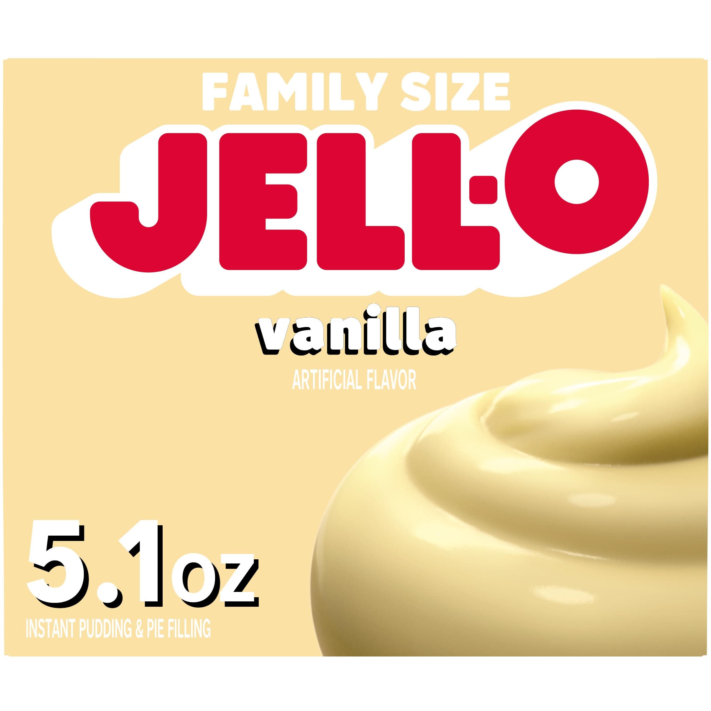 JELL-O Instant Pudding and Pie Filling Vanilla 144g