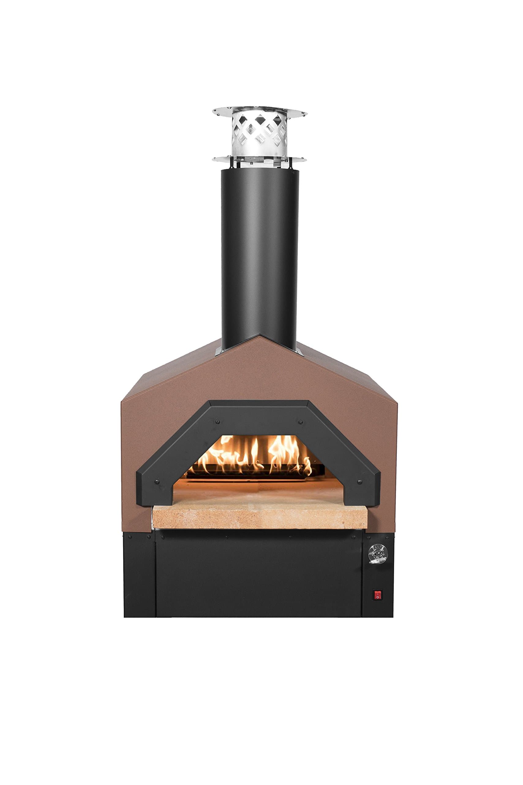 Chicago Brick Oven Americano Wood-Fired Outdoor Pizza Oven Hybrid, Countertop (Propane Gas, Terra Cotta)