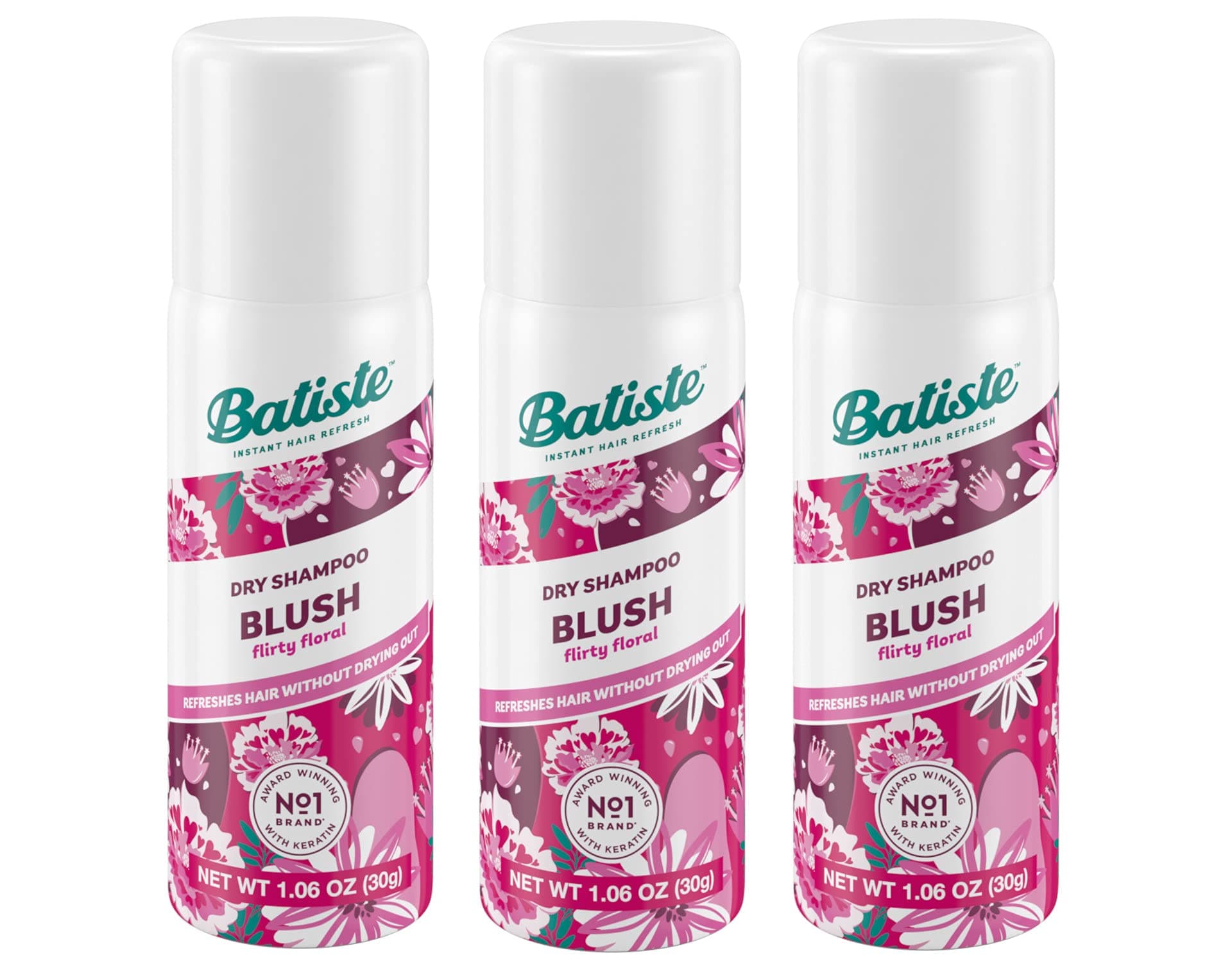 Batiste Dry Shampoo - Floral & Fruity Blush 1.6oz (PACK OF 3)