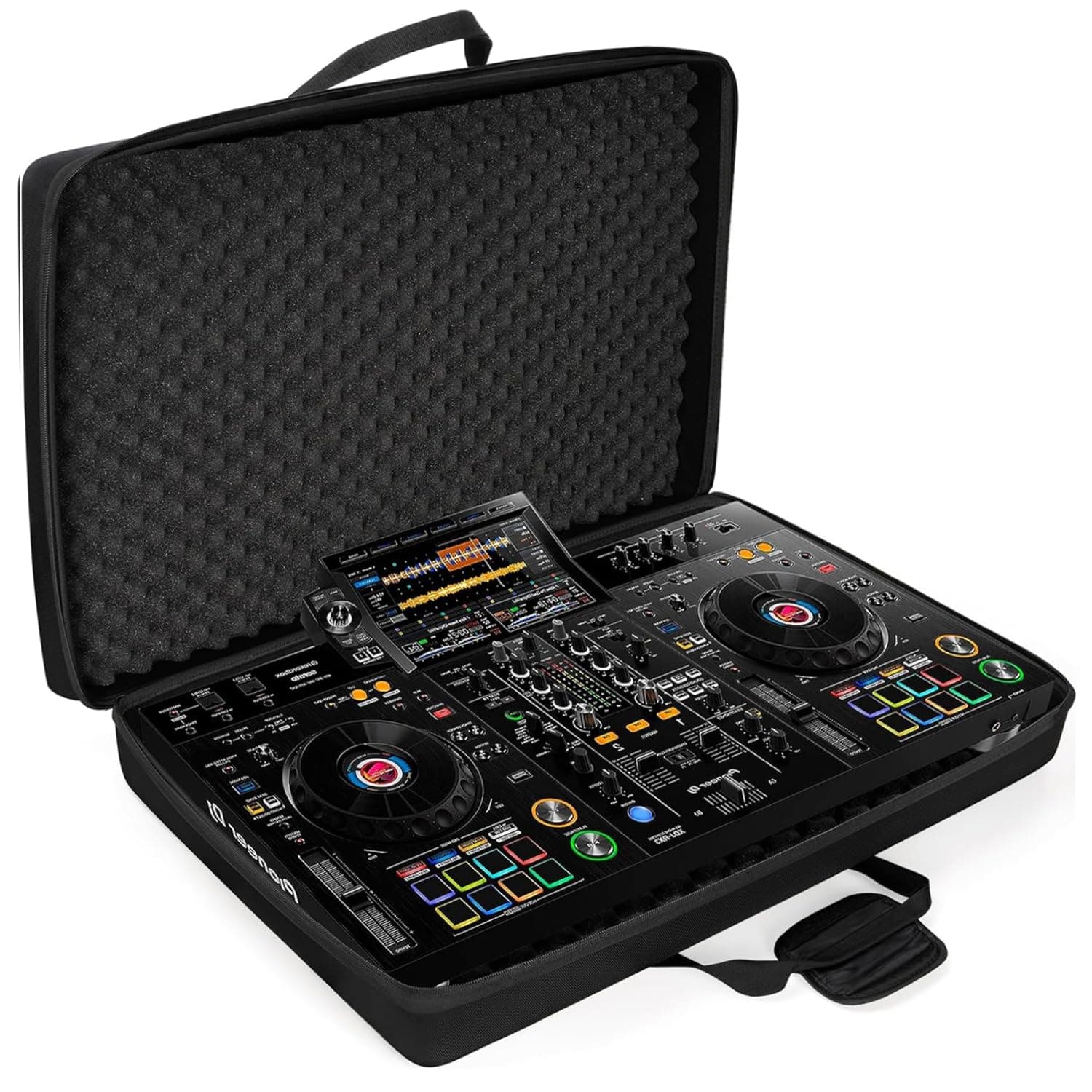 Lightweight Molded EVA Storage Case Fits for Pioneer DDJ RX2 RX3, 29.5 X 19.3 X 5.5 Inch Black