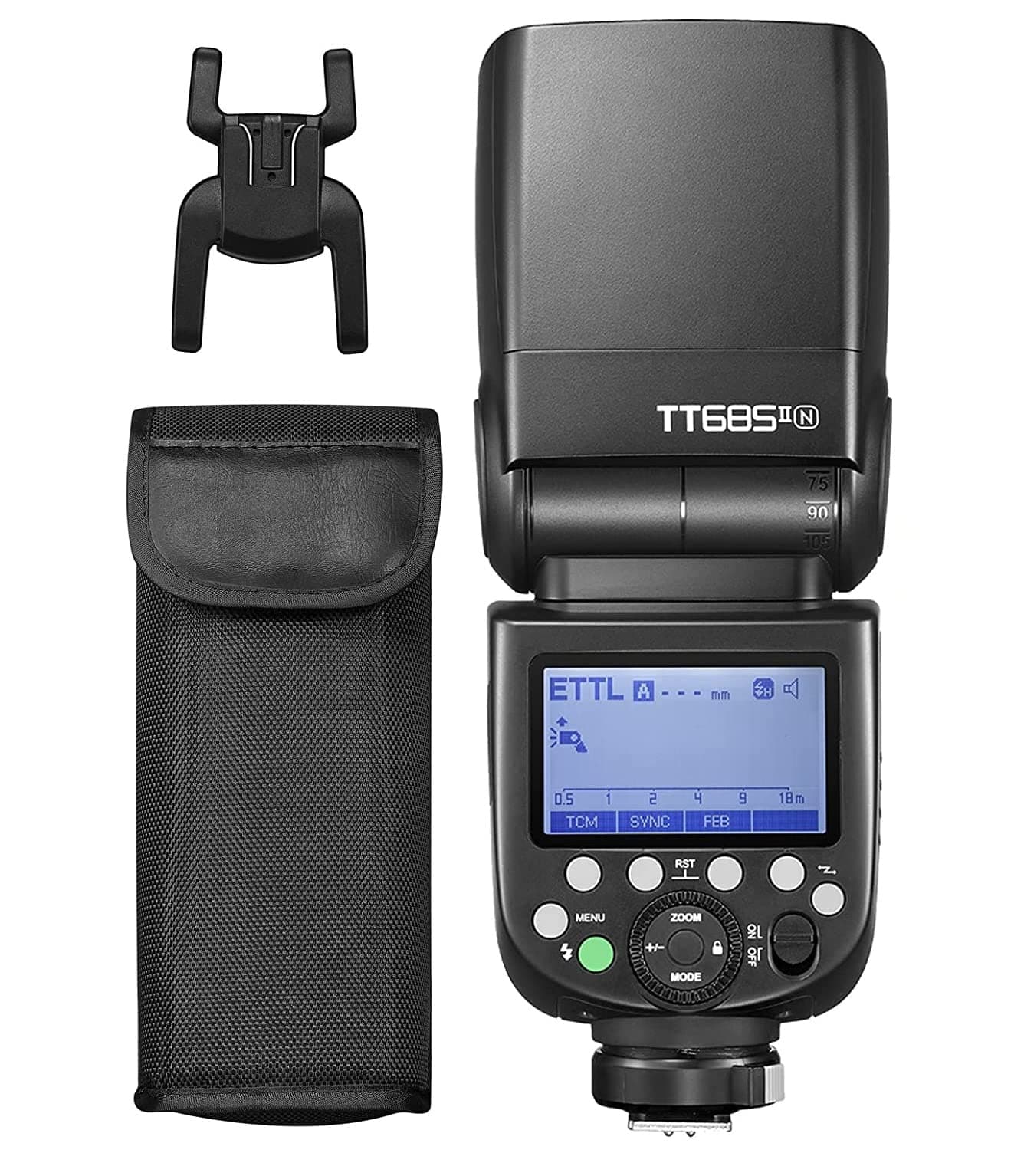 GODOX TT685II-N TTL Flash for Nikon Camera Flash Speedlite, 2.4G Wireless X System GN60 1/8000s HSS Flash, 0.1-2.6s Recycle Time, Quick-Release Lock, Compatible for Nikon DSLR Cameras
