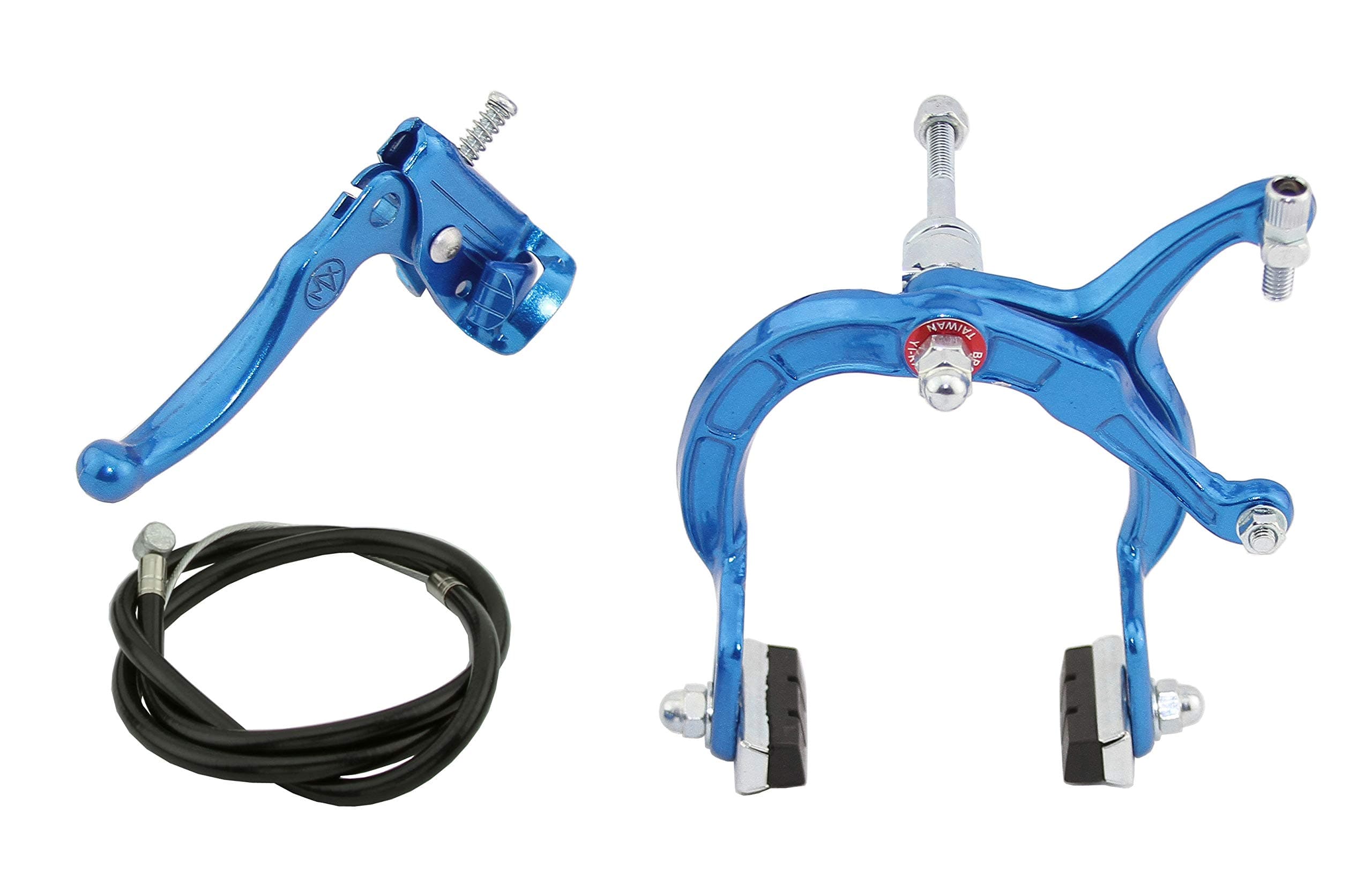 Alta Bicycle Alloy Classic MX Style Brake Set, Multiple Colors.
