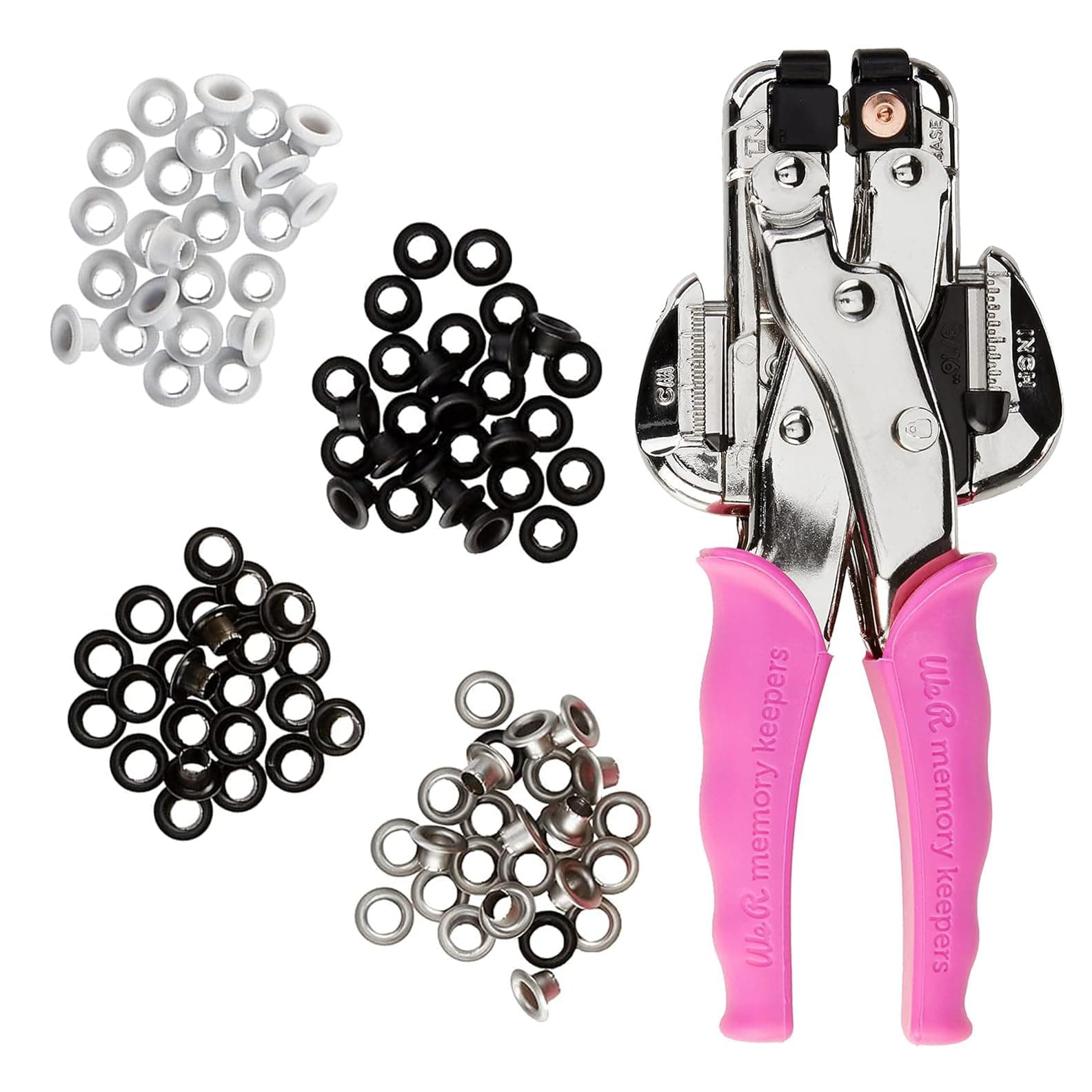 Crop-A-Dile Eyelet and Punch Kit, Pink