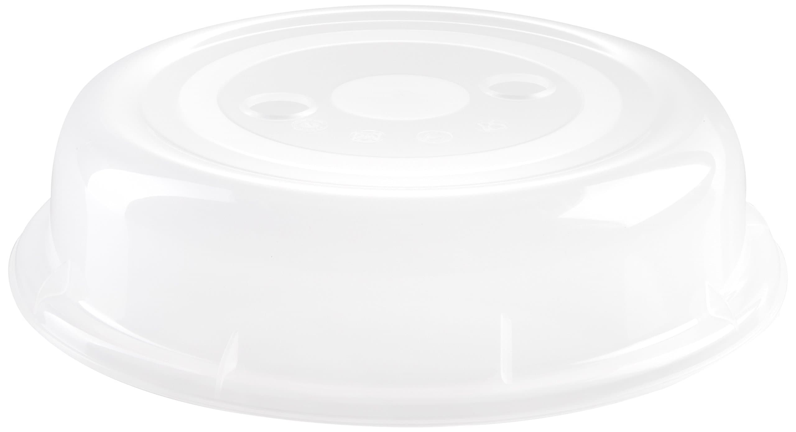 Wenco Microwave Plate Cover, Clear Plastic, 26 x 26 x 6 cm