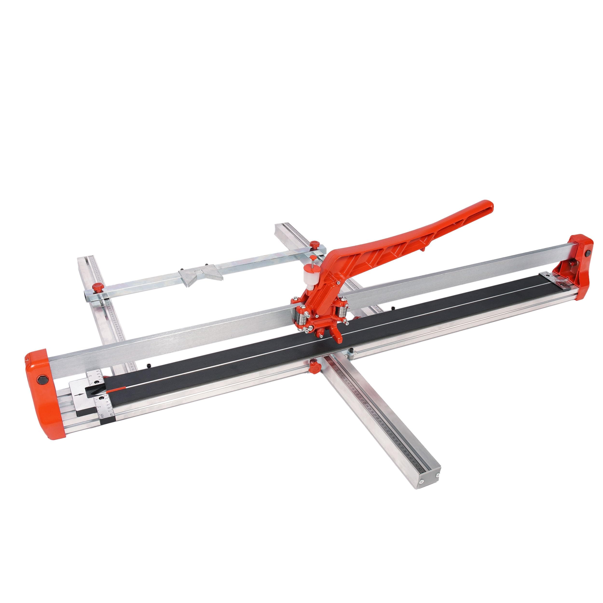48inch Manual Tile Cutter Machine Single Slide Rail Adjustabl Ceramic Porcelain Tile Floor Cutting Heavy Duty 1200mm