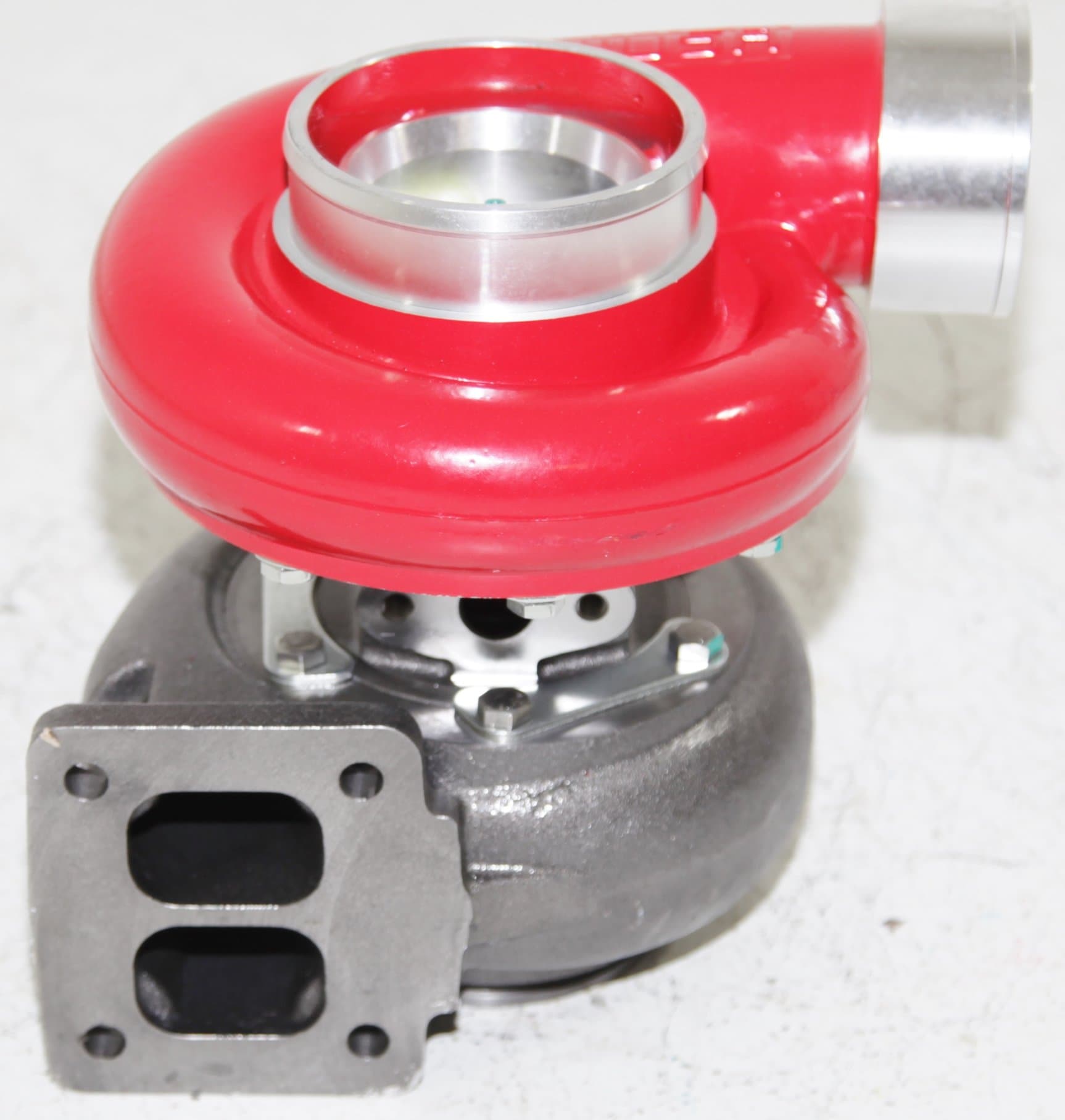 EMUSA GT45 Turbo/Turbocharger 600+HP Boost Universal T4/T66 3.5"V-Band1.05 (RED)