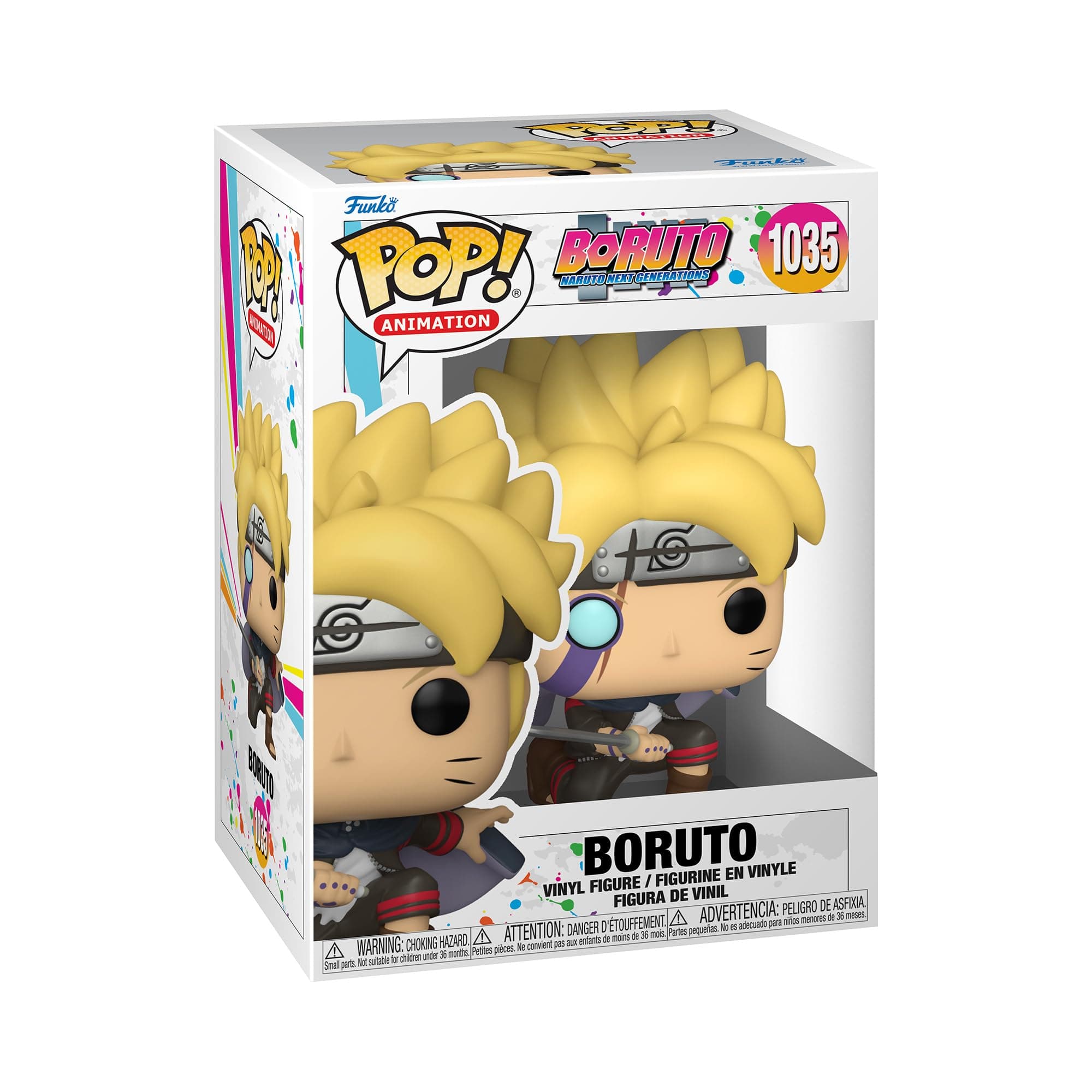 POP! Animation: Boruto With Marks - Boruto: Naruto Next Generations - Collectable Vinyl Figure - Gift Idea - Official Merchandise - Toys for Kids & Adults - Anime Fans