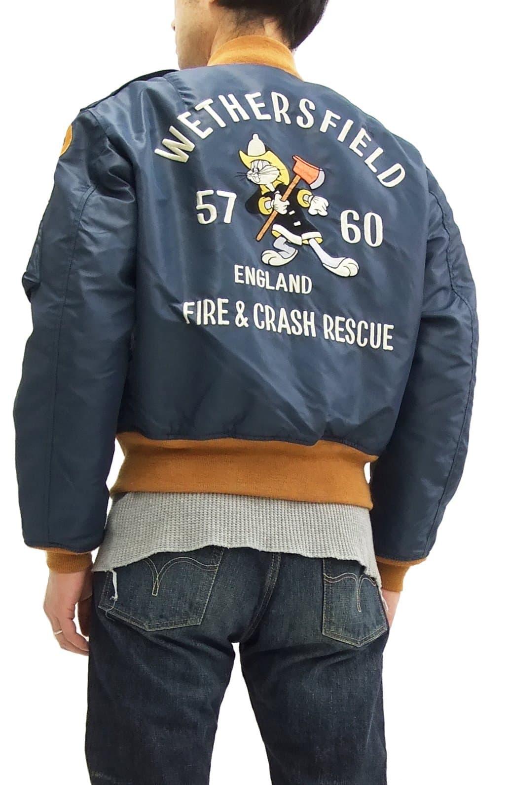 TOYS McCOY TMJ1703 L-2A Flight Jacket Bugs Bunny Men's L2