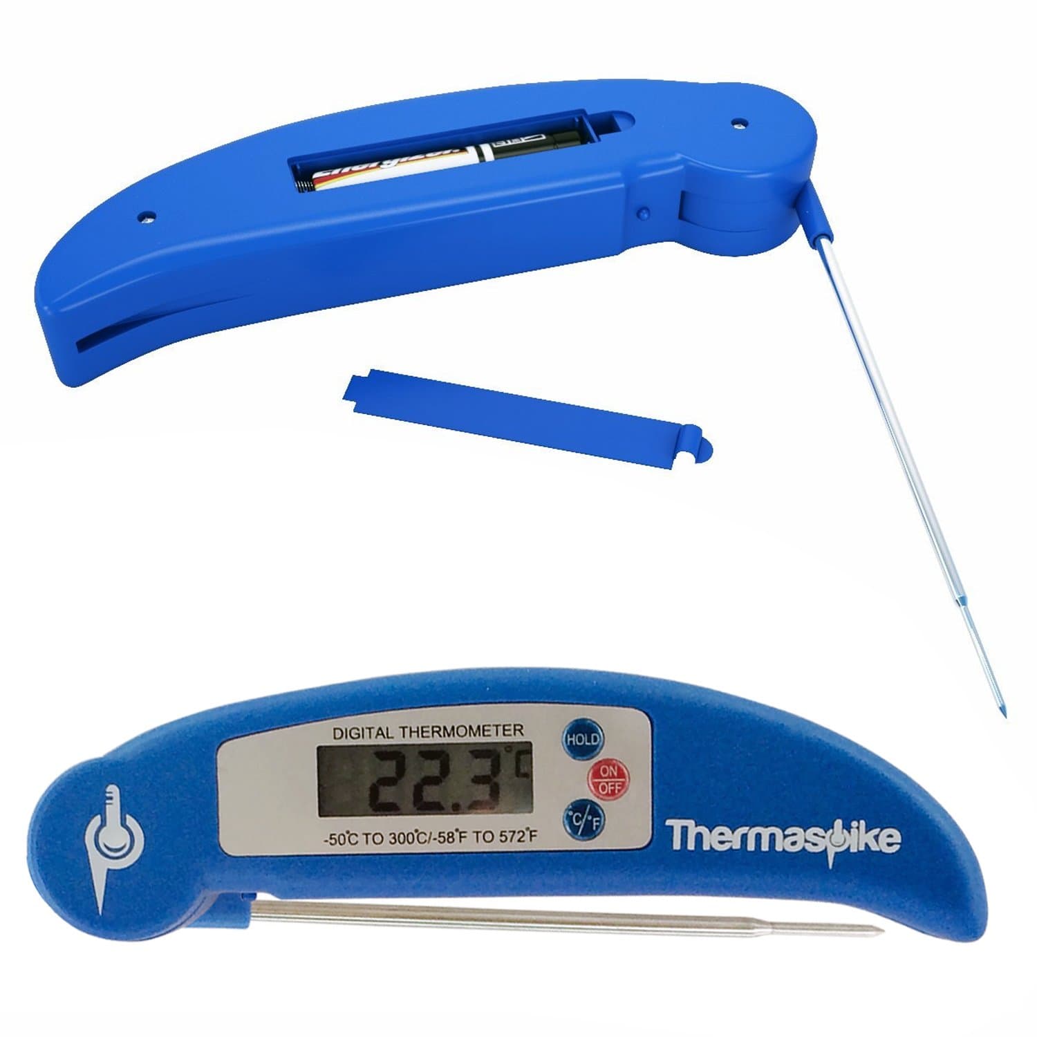 OFFICIAL Thermaspike- Ultra Fast Food And Meat Thermometer And Temperature Gauge - Free Battery